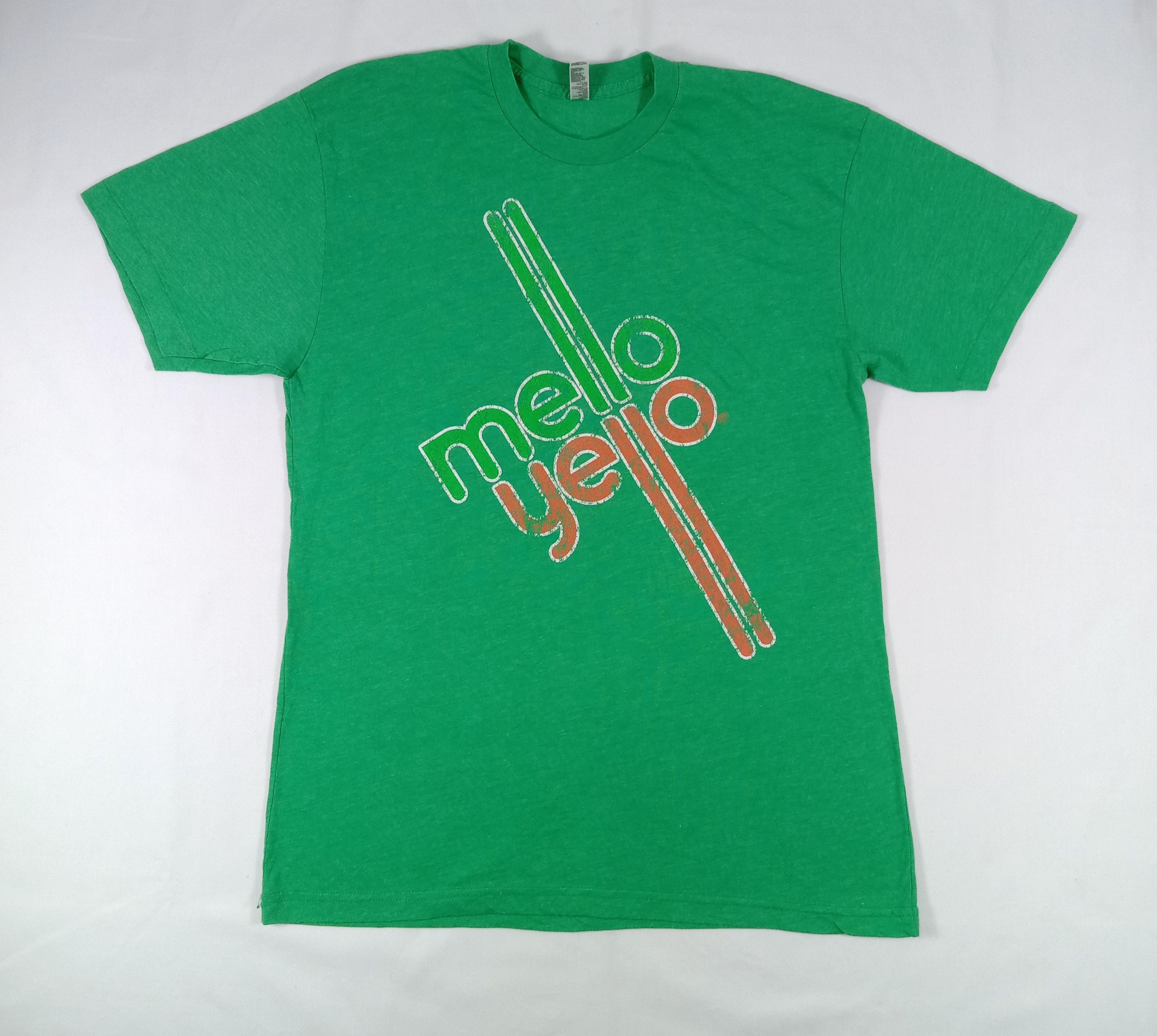 American Apparel Vintage 90s American Apparel Mello Yello T Shirt Size US L / EU 52-54 / 3 - 1 Thumbnail