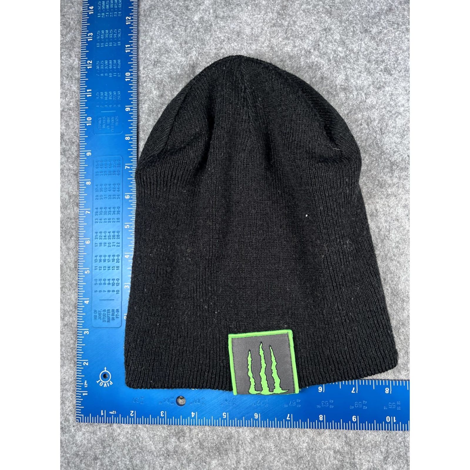 Vintage Monster Energy Hat Beanie Mens One Size Black Knit Logo Stretch Winter Sports Size ONE SIZE - 5 Thumbnail