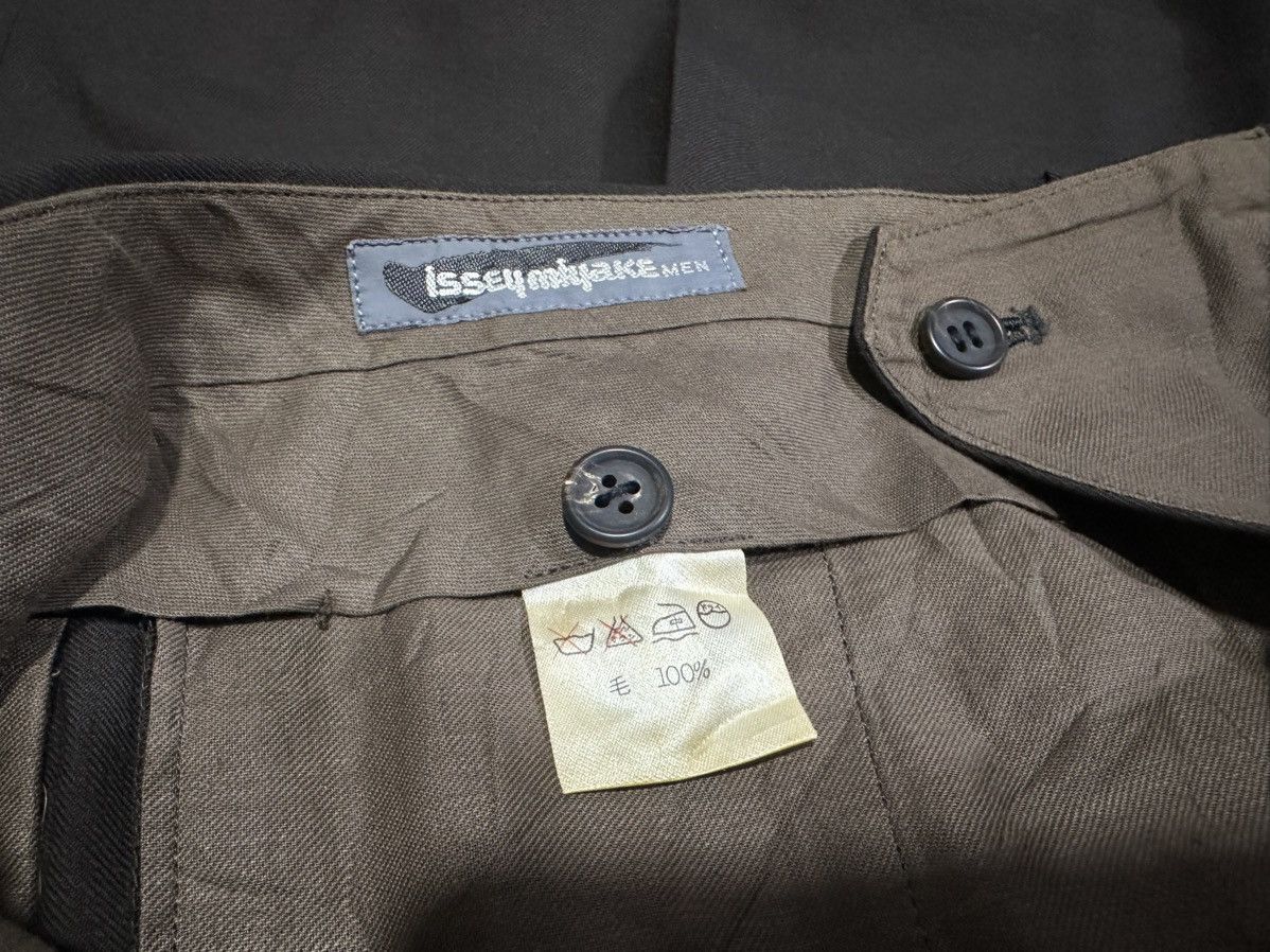 Issey Miyake × Japanese Brand × Pleats Please Issey Miyake 🔥Rare Vintage Issey Miyake Men Trousers Pants Brown 80s Size US 30 / EU 46 - 6 Thumbnail