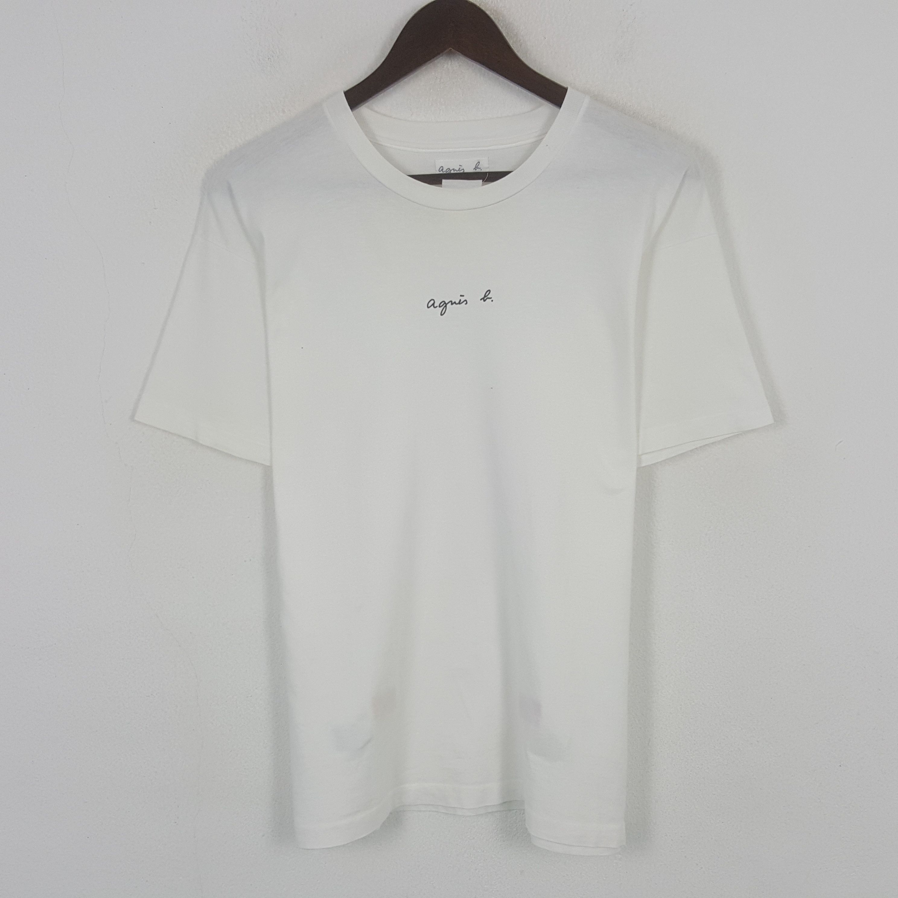 agnes b. Vintage Agnes b Paris Centre Logo Tshirt Size US M / EU 48-50 / 2 - 1 Thumbnail