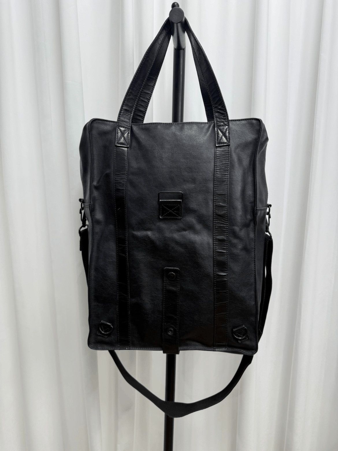 Yohji Yamamoto Yohji Yamamoto Y's Waxed Shoulder Bag Size ONE SIZE - 5 Thumbnail