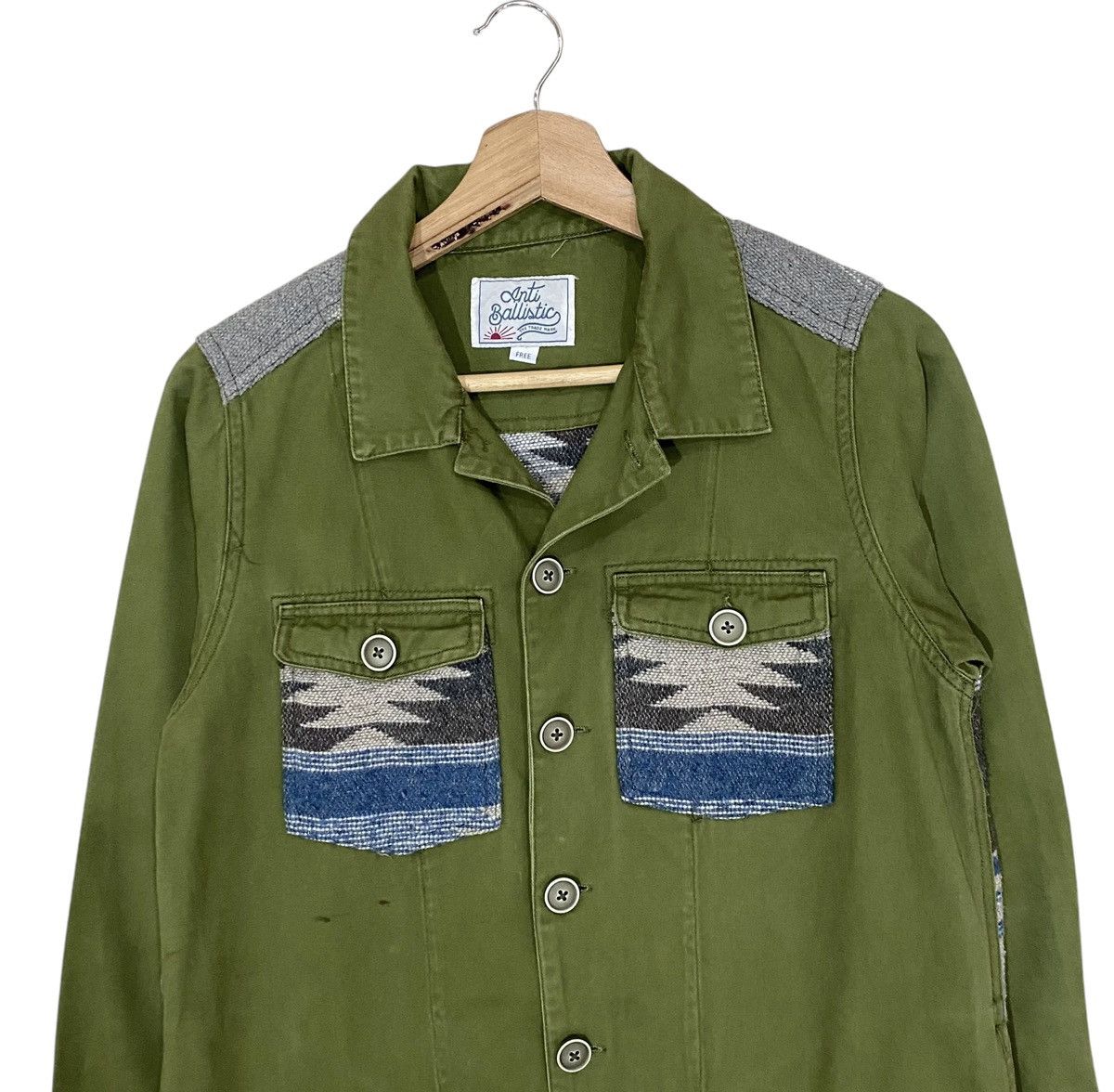 Native × Vintage VINTAGES NATIVE UTILITIES ARMY SHIRT Size US S / EU 44-46 / 1 - 3 Thumbnail