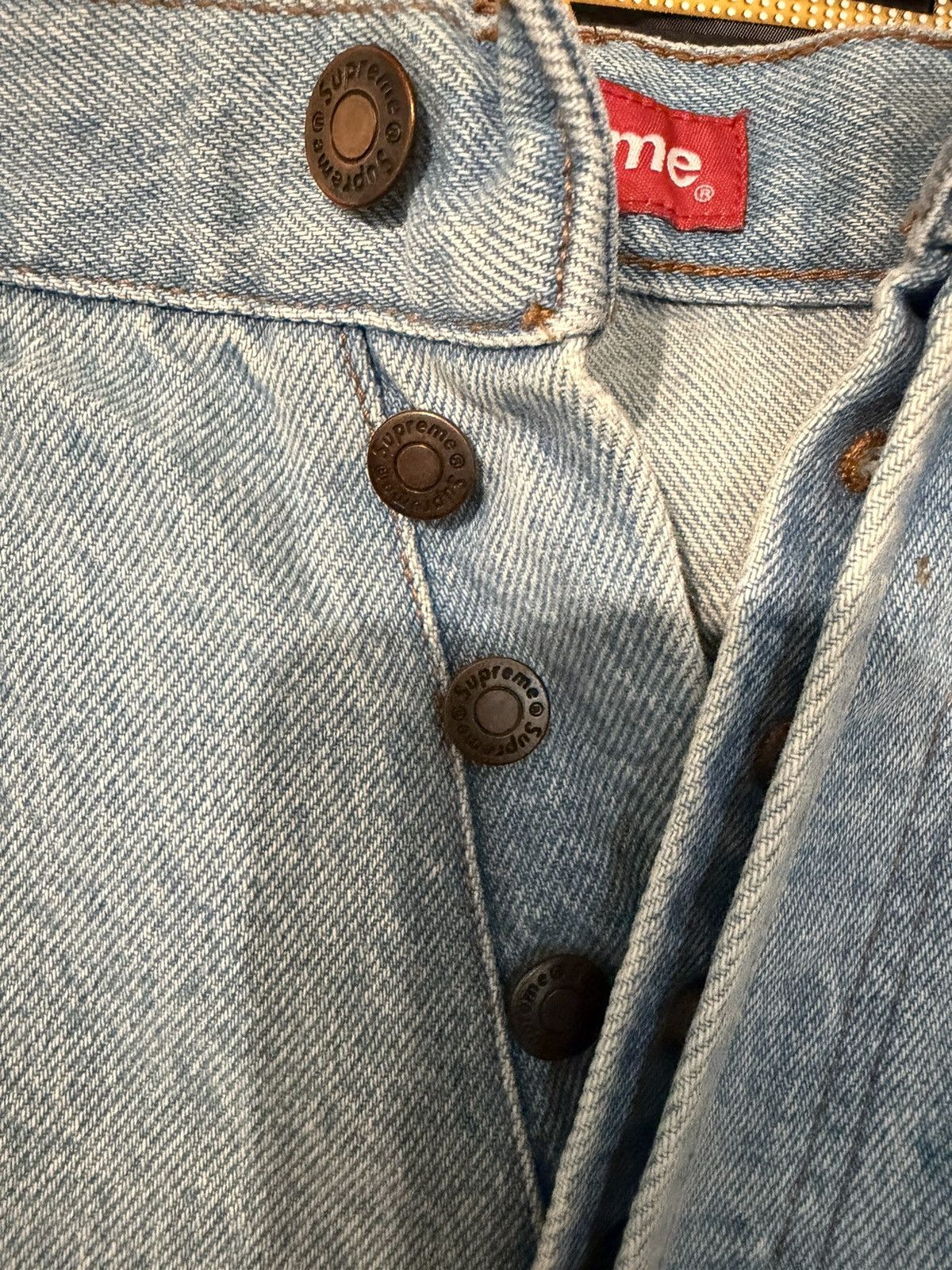 Supreme × Thrasher Supreme Thrasher Regular Jean Size US 30 / EU 46 - 4 Thumbnail