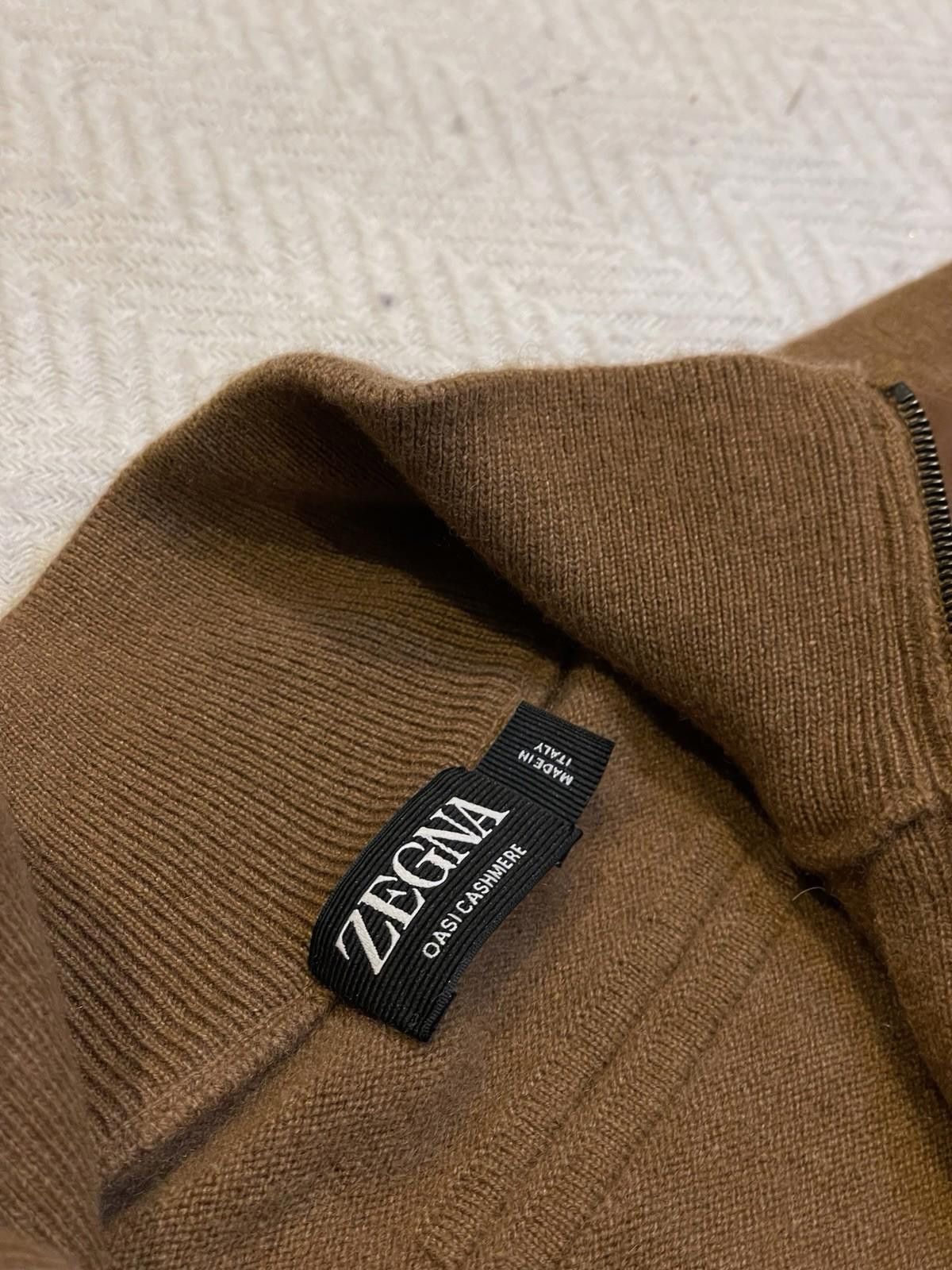 Ermenegildo Zegna Zegna Oasi Cashmere Quarter zip Size US M / EU 48-50 / 2 - 2 Thumbnail