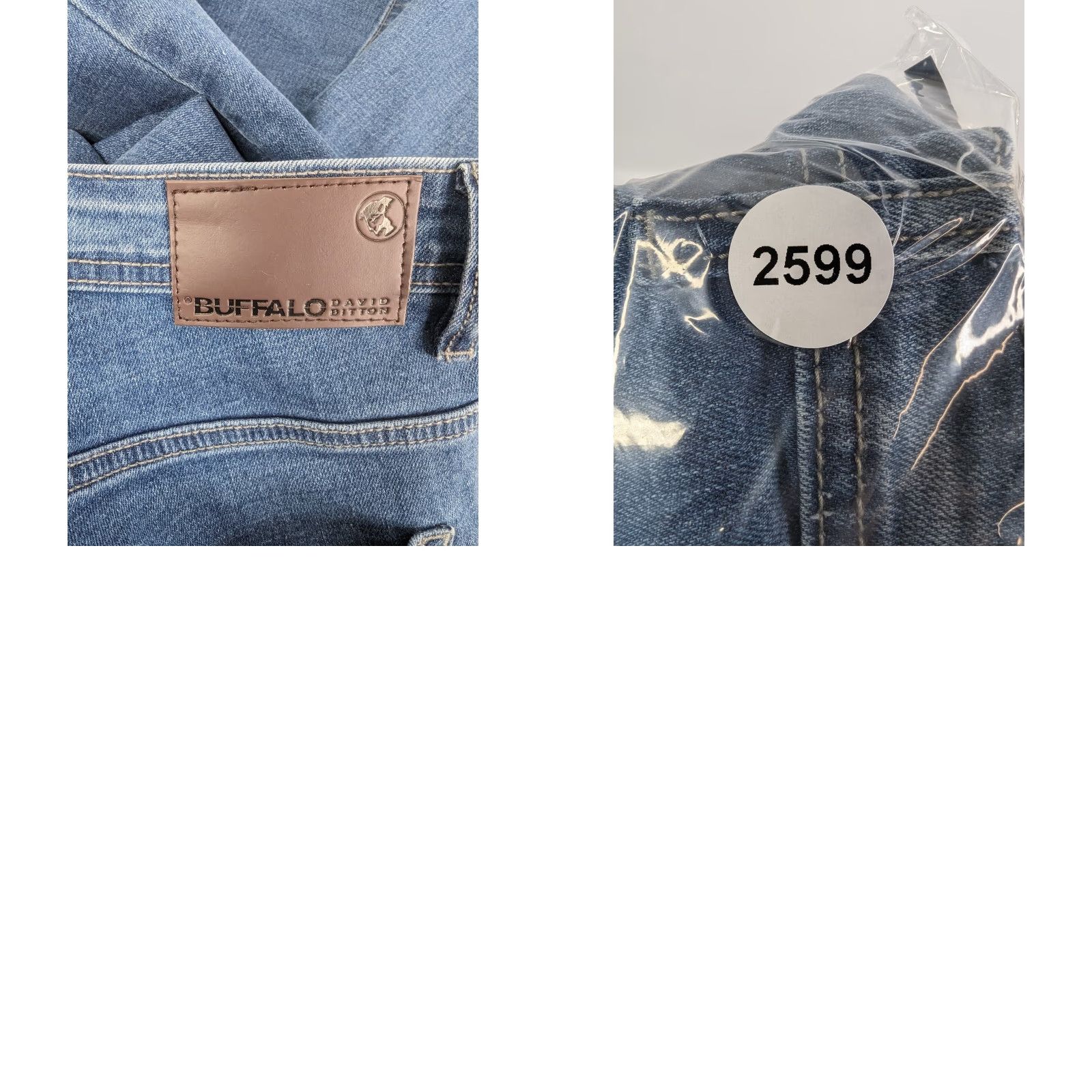 Buffalo David Bitton Buffalo David Bitton Jeans Mens 40 Blue Denim Straight Leg 30 In Inseam Stretch Regular Size US 40 / EU 56 - 9 Thumbnail