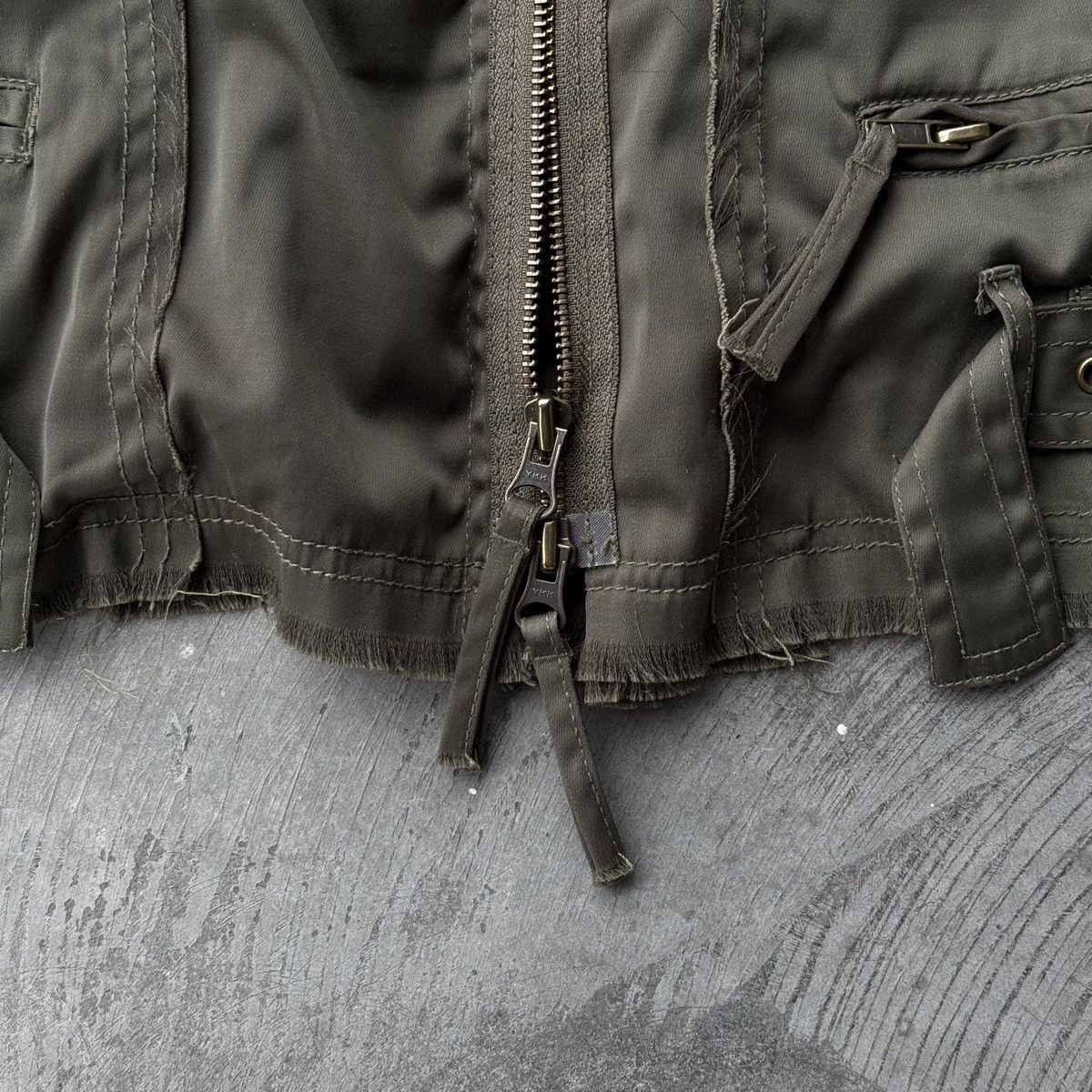 Vintage Miliraty Distressed Jacket Vintage Size US S / EU 44-46 / 1 - 4 Thumbnail