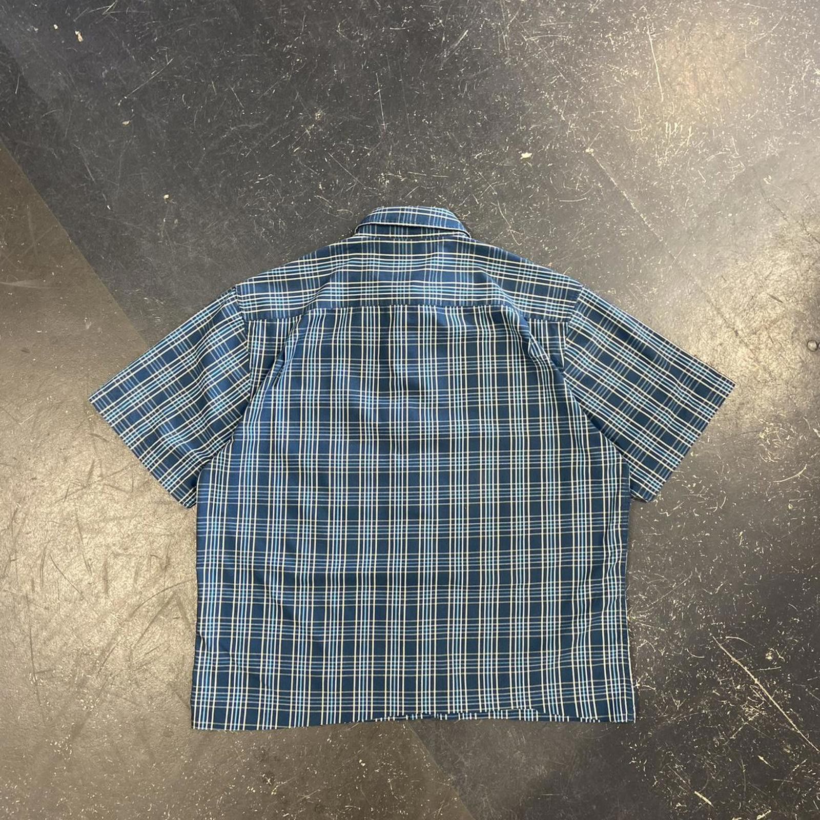 Vintage Vintage Cropped Denver Hayes Blue Plaid Button Up Size US M / EU 48-50 / 2 - 5 Thumbnail