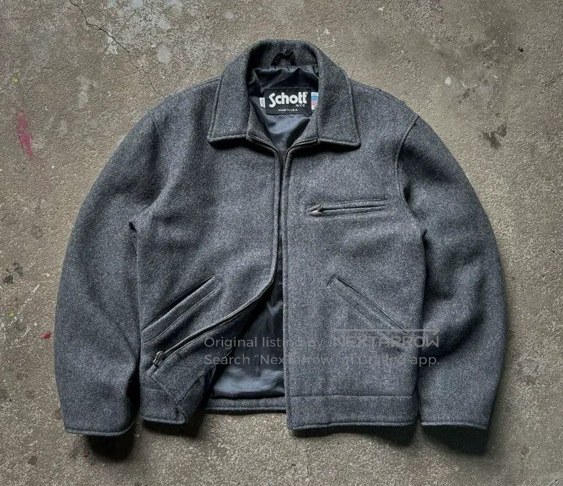 Schott Schott American vintage wool jacket Size US XS / EU 42 / 0 - 1 Thumbnail