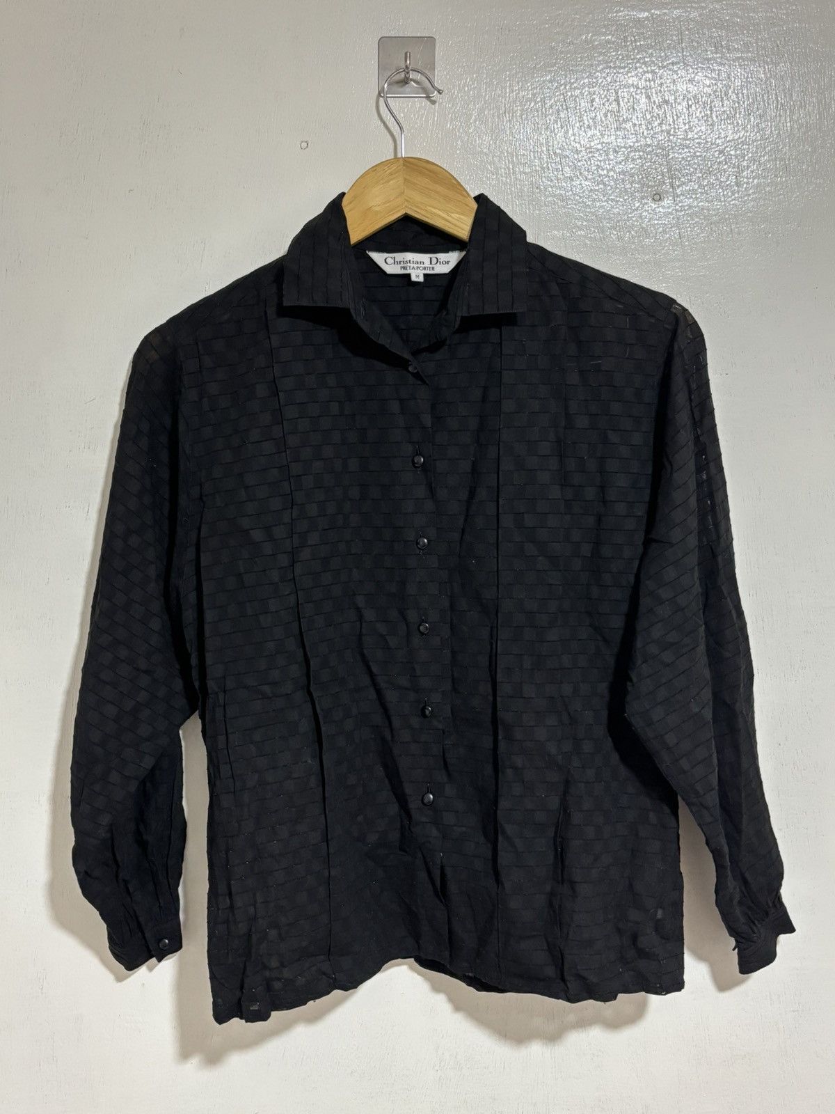 Christian Dior Monsieur Vintage Christian Dior Pret-A-Porter Button Down Longsleeve Size US M / EU 48-50 / 2 - 1 Thumbnail