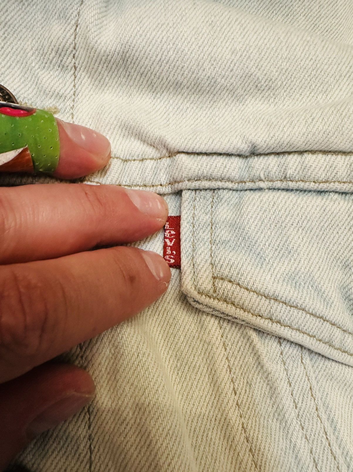 Levi's Vintage Levis Jacket Mens LargeTrucker USA Button Up 90s Size US L / EU 52-54 / 3 - 9 Thumbnail