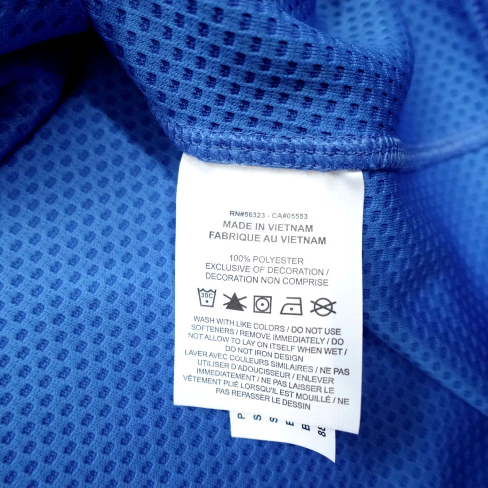 Nike Nike Dri-Fit Training Pullover L/S Top 1/4 Zip Men's 2XL Signal Blue M53181 Size US XXL / EU 58 / 5 - 5 Thumbnail