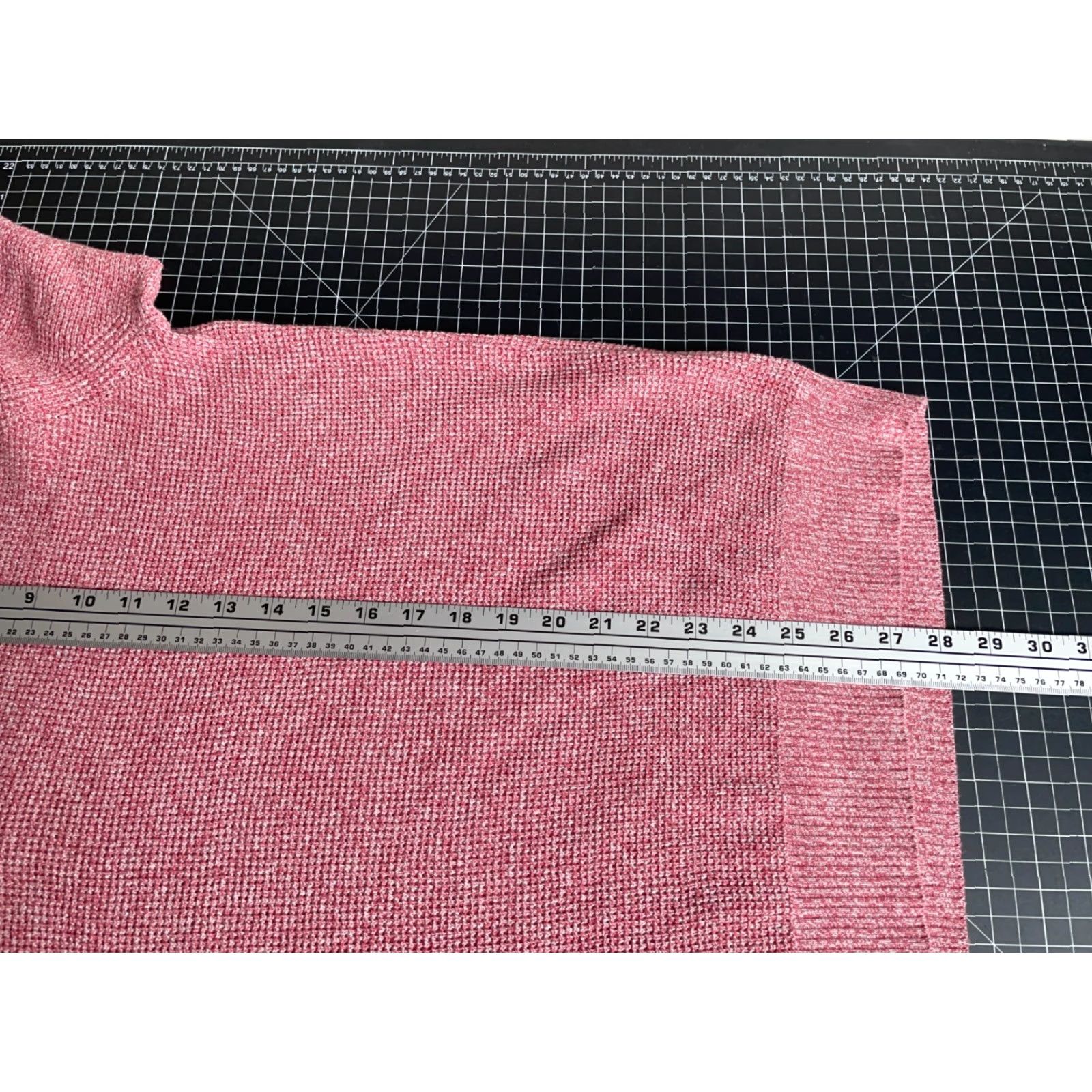 Peter Millar Peter Millar Sweater Men's Large Marled Red 1/4 Zip Pima Cotton Merino Wool Size US L / EU 52-54 / 3 - 6 Thumbnail