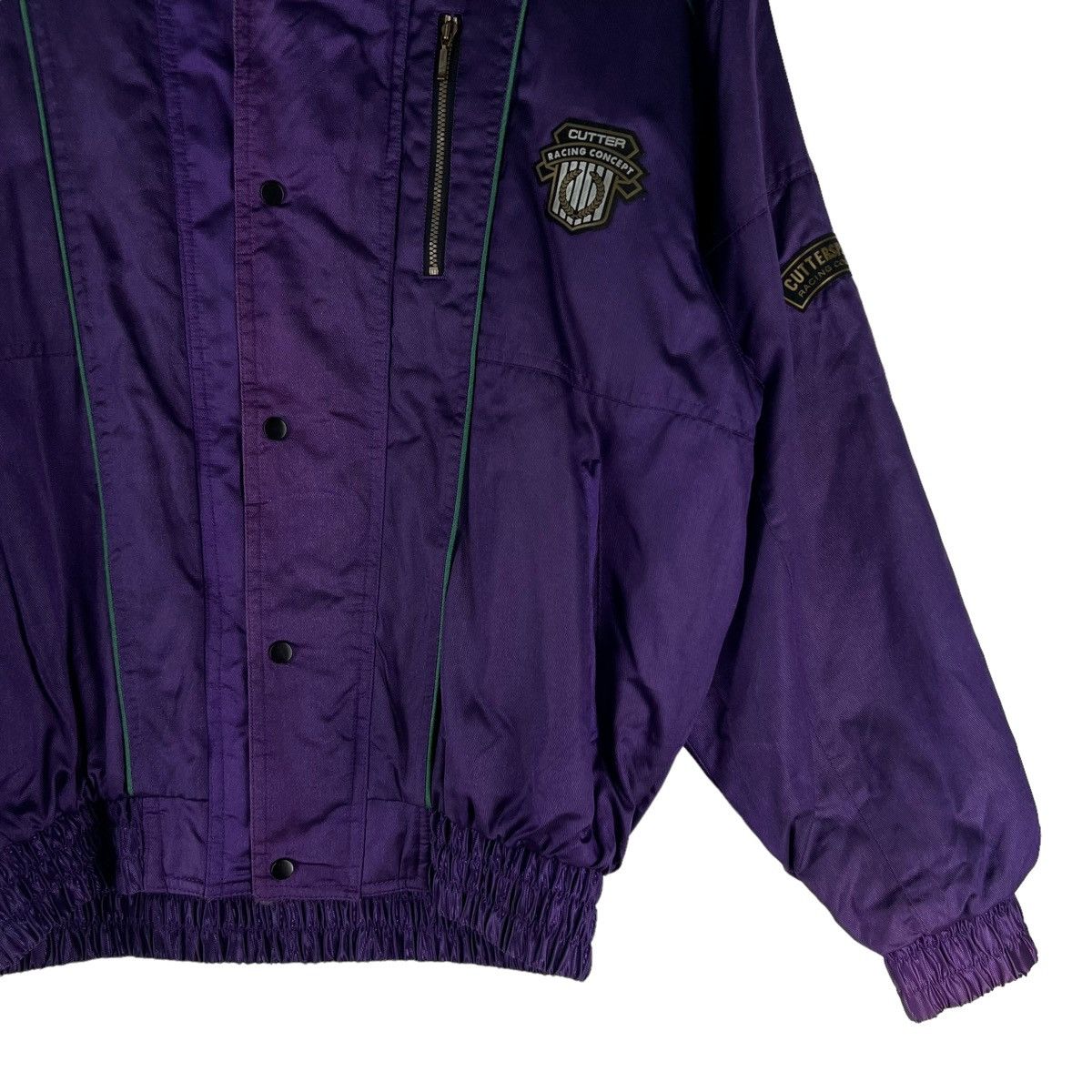 Japanese Brand 🔥Vintage Bomber Jacket Nylon Cutter Sports Racing Concept Size US S / EU 44-46 / 1 - 5 Thumbnail