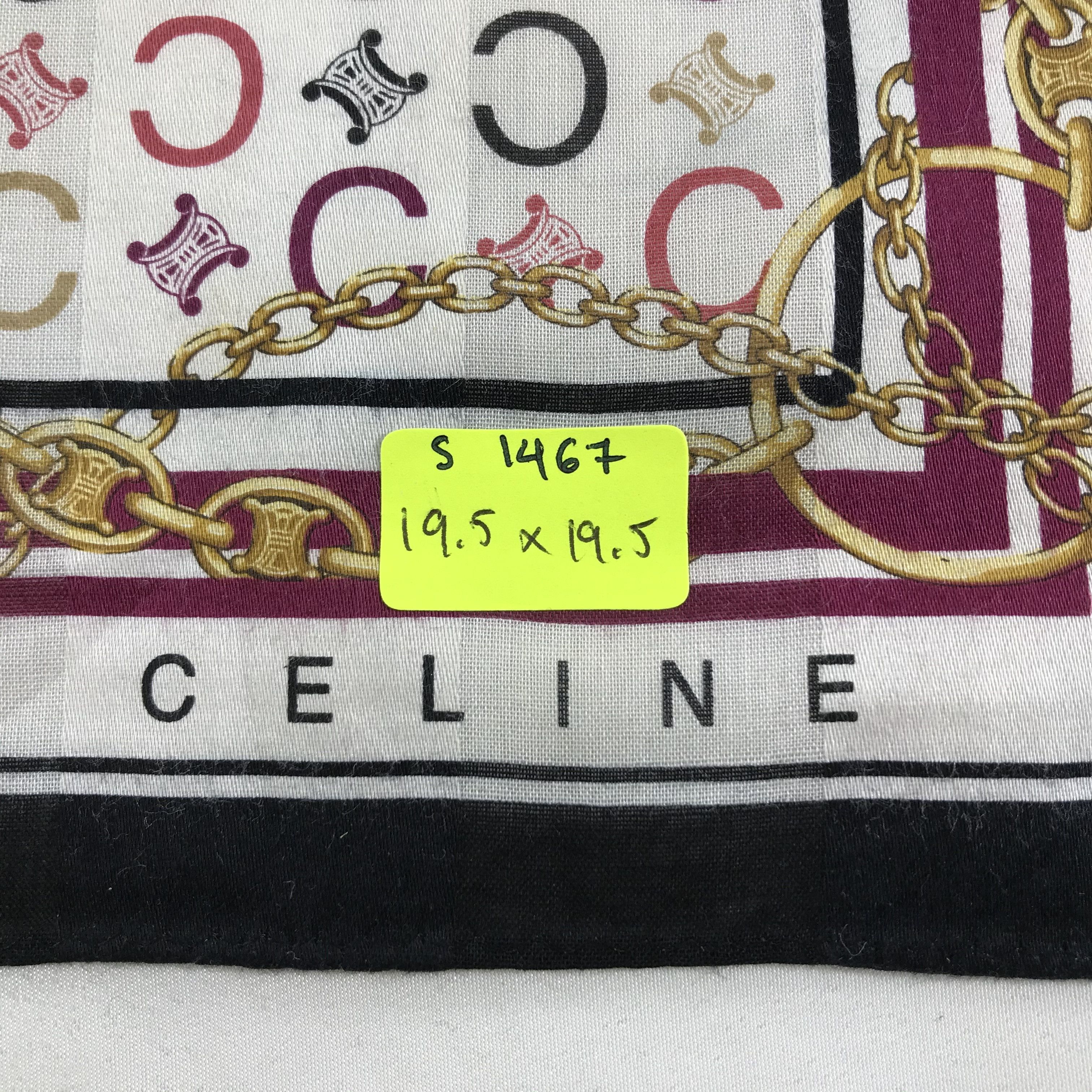 Celine × Vintage Celine Bandana / Handkerchief / Neckerchief - S1467 Size ONE SIZE - 5 Thumbnail