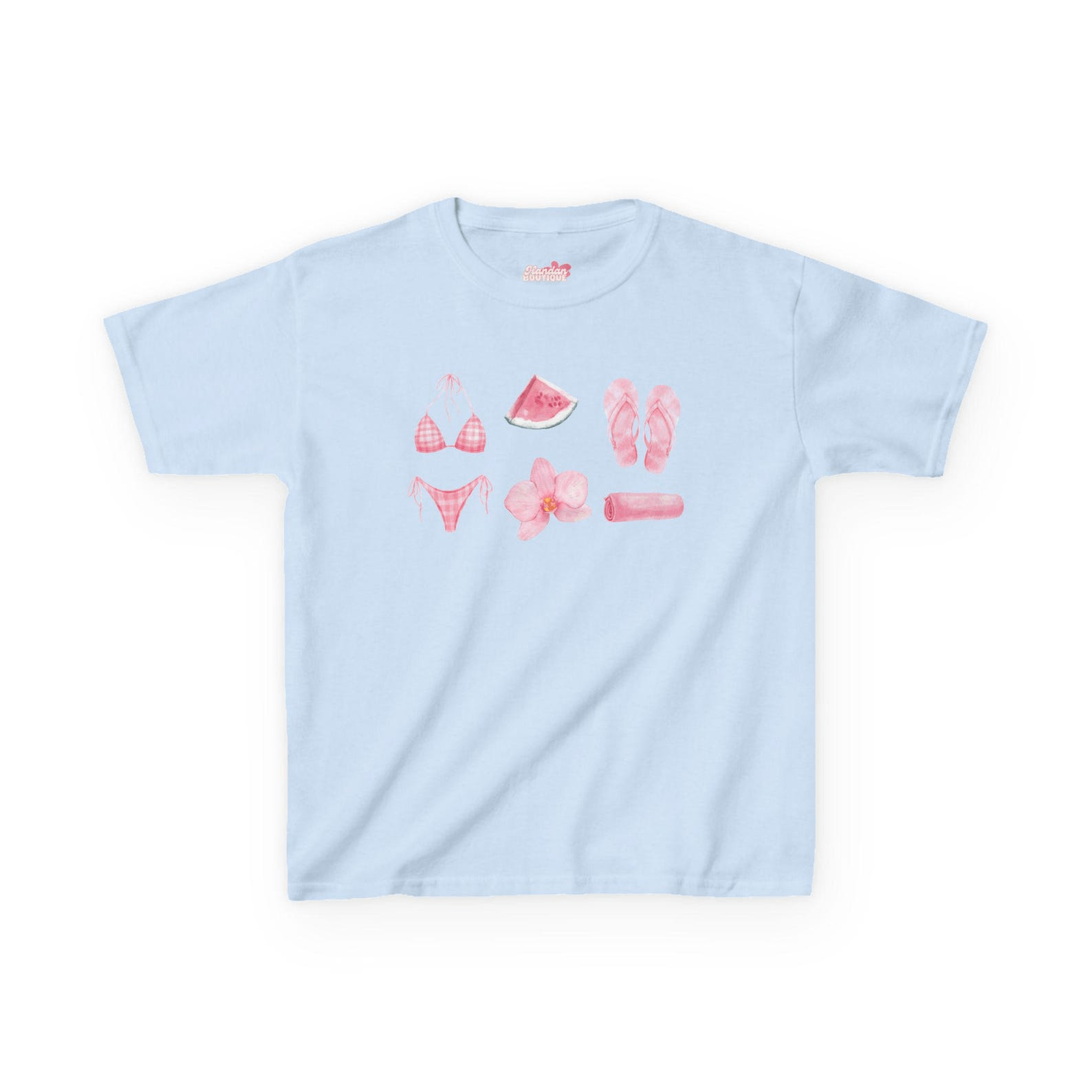 Other Beach Essentials Baby Tee – 90s Aesthetic Cropped T-Shirt Size S / US 4 / IT 40 - 3 Thumbnail