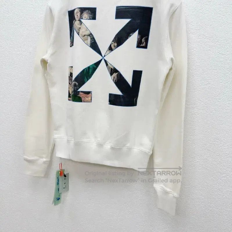 Off-White Off-White Men's White Long Sleeve Sweatshirt . Size US S / EU 44-46 / 1 - 5 Thumbnail