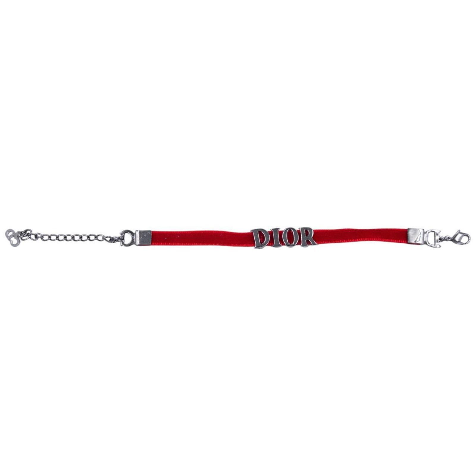 Dior Vintage Dior Velvet Ribbon Bracelet Size ONE SIZE - 3 Thumbnail