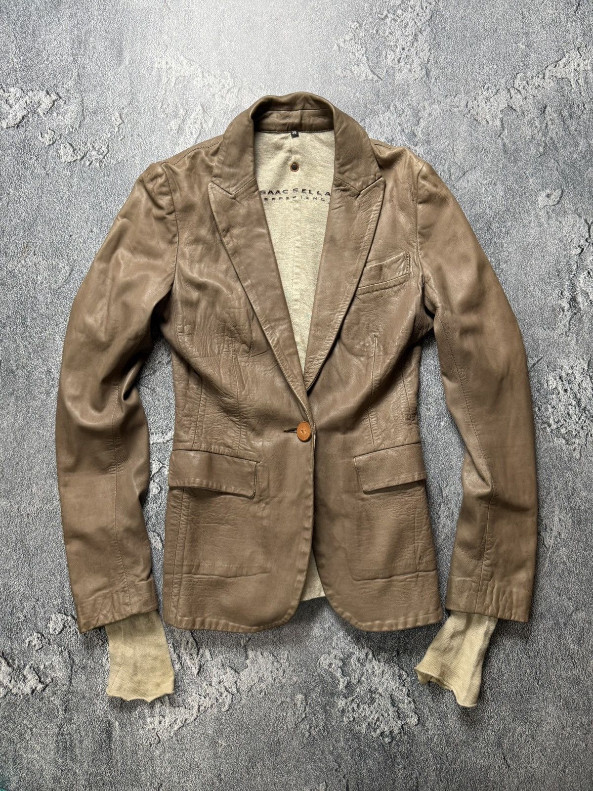Isaac Sellam Experience Isaac Sellam Experience Archive Lamp Leather Jacket Blazer Size S / US 4 / IT 40 - 2 Thumbnail