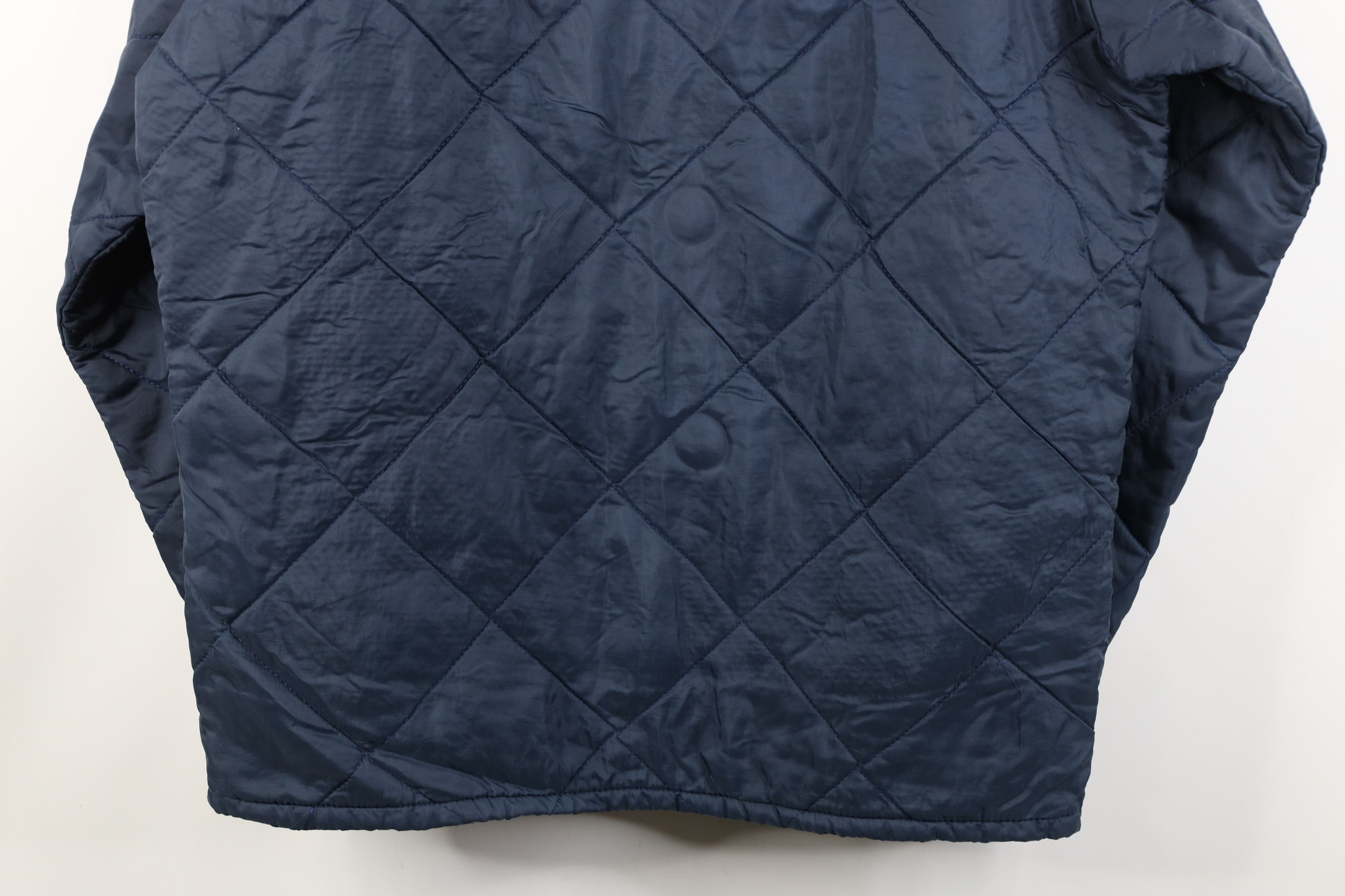 Vintage Vintage 70s Streetwear Quilted Mechanic Workwear Jacket Blue Size US M / EU 48-50 / 2 - 14 Thumbnail
