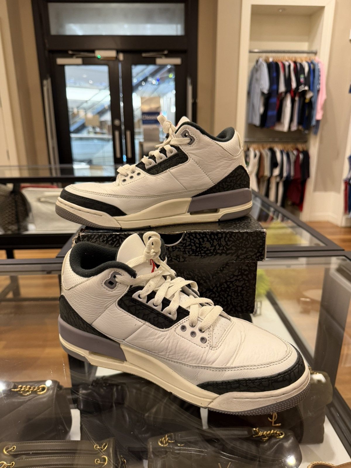 Jordan Brand Jordan 3 Retro ‘Cement Grey’ Size US 8.5 / EU 41-42 - 4 Thumbnail