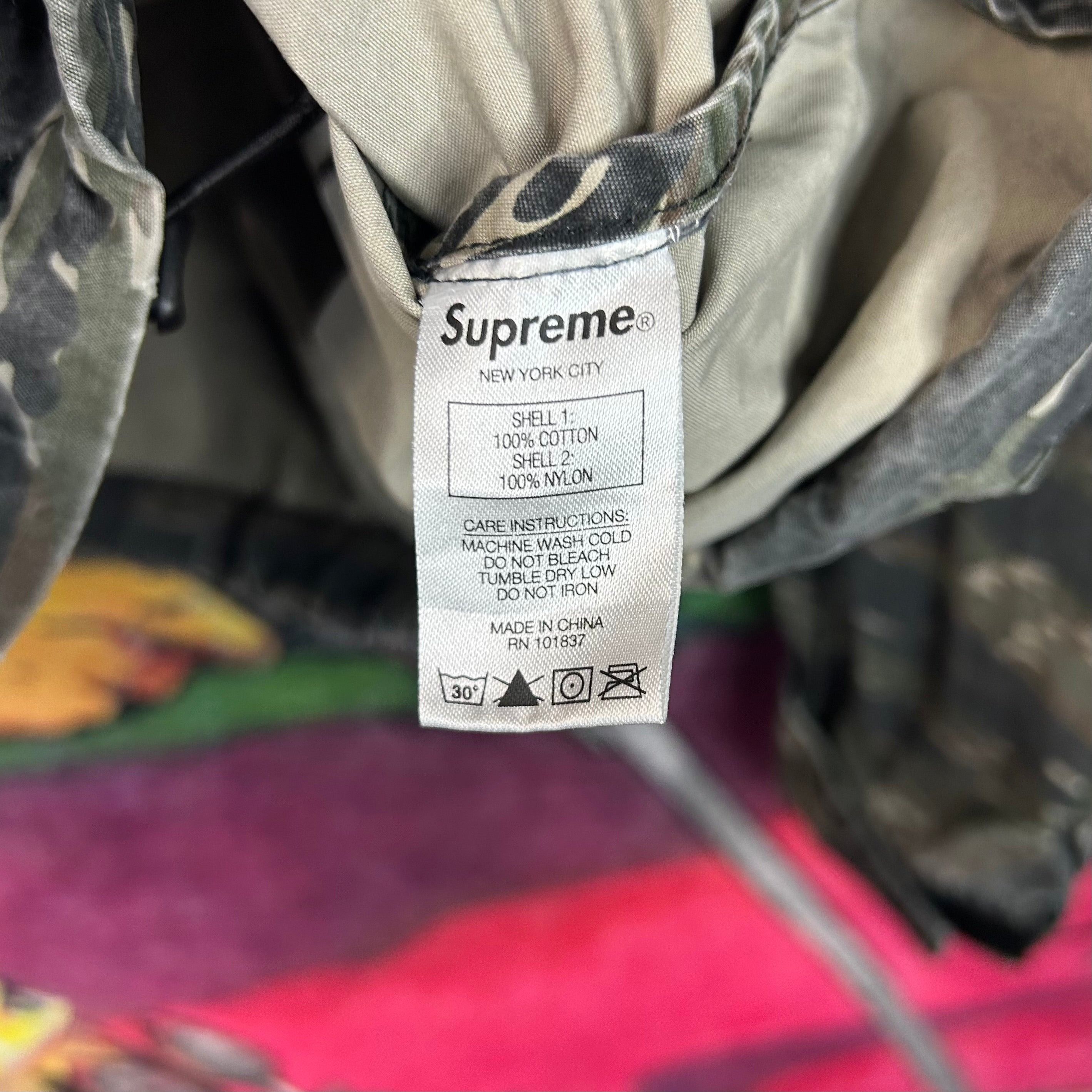 Supreme Supreme Mesh Pockets Tiger Camo Hoodie Size Large Size US L / EU 52-54 / 3 - 4 Thumbnail