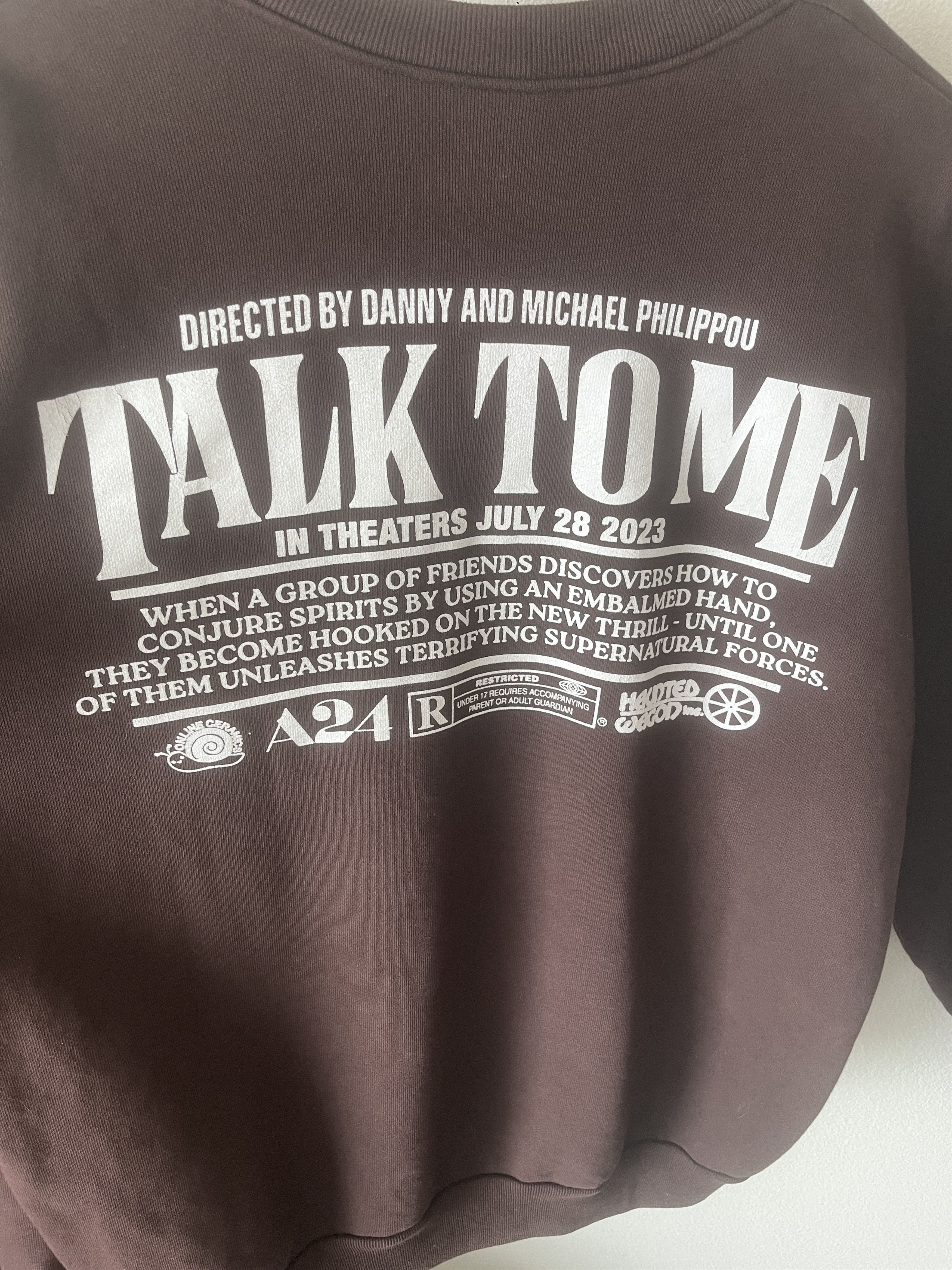 A24 × Online Ceramics Talk To Me (2023)... Online Ceramics/a24 Sweater Size US L / EU 52-54 / 3 - 3 Thumbnail