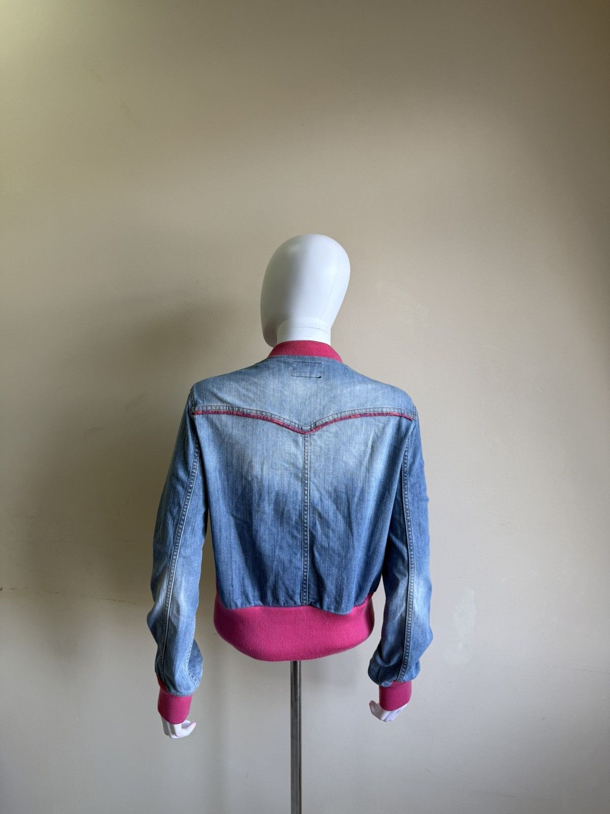 Dolce & Gabbana Vintage Dolce Gabbana Blue/Pink Denim Jacket Size 28/42 Size M / US 6-8 / IT 42-44 - 8 Thumbnail