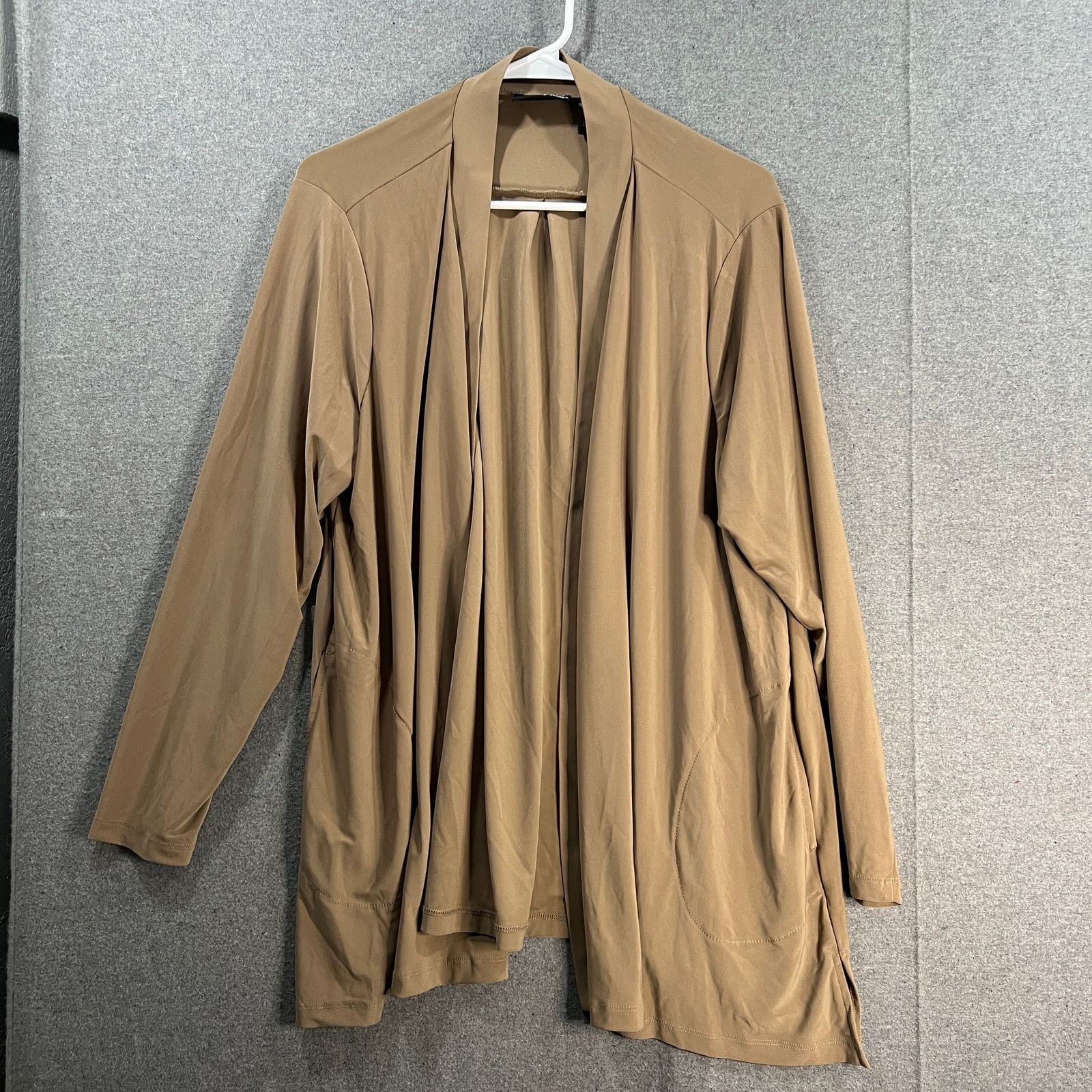Other Attitudes by Renee Petite Como Jersey Dippy Cardigan Size XL / US 12-14 / IT 48-50 - 1 Thumbnail