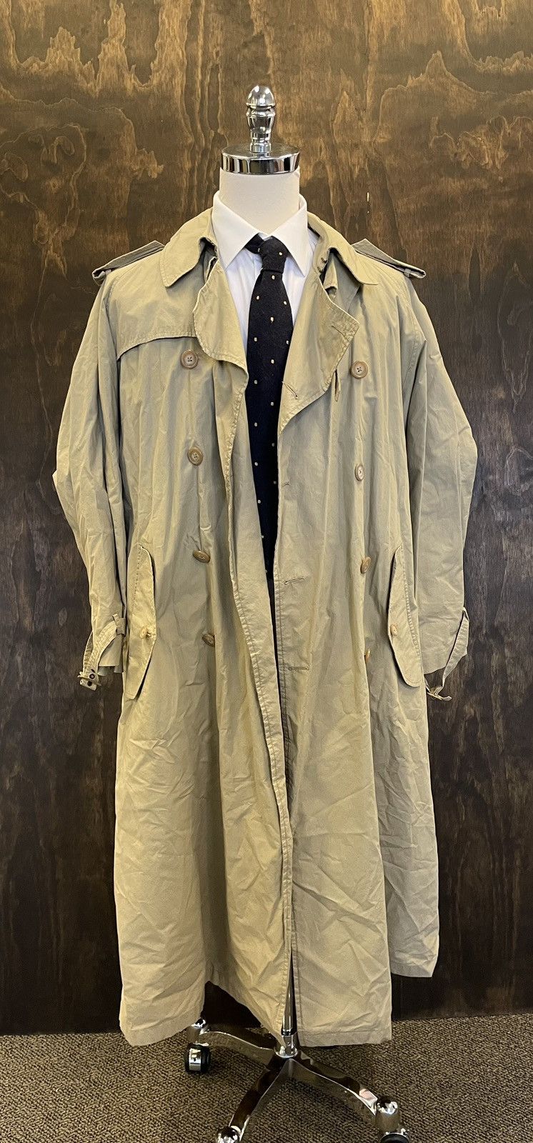 Polo Ralph Lauren × Vintage Double Breasted Trench Coat Size US L / EU 52-54 / 3 - 3 Thumbnail