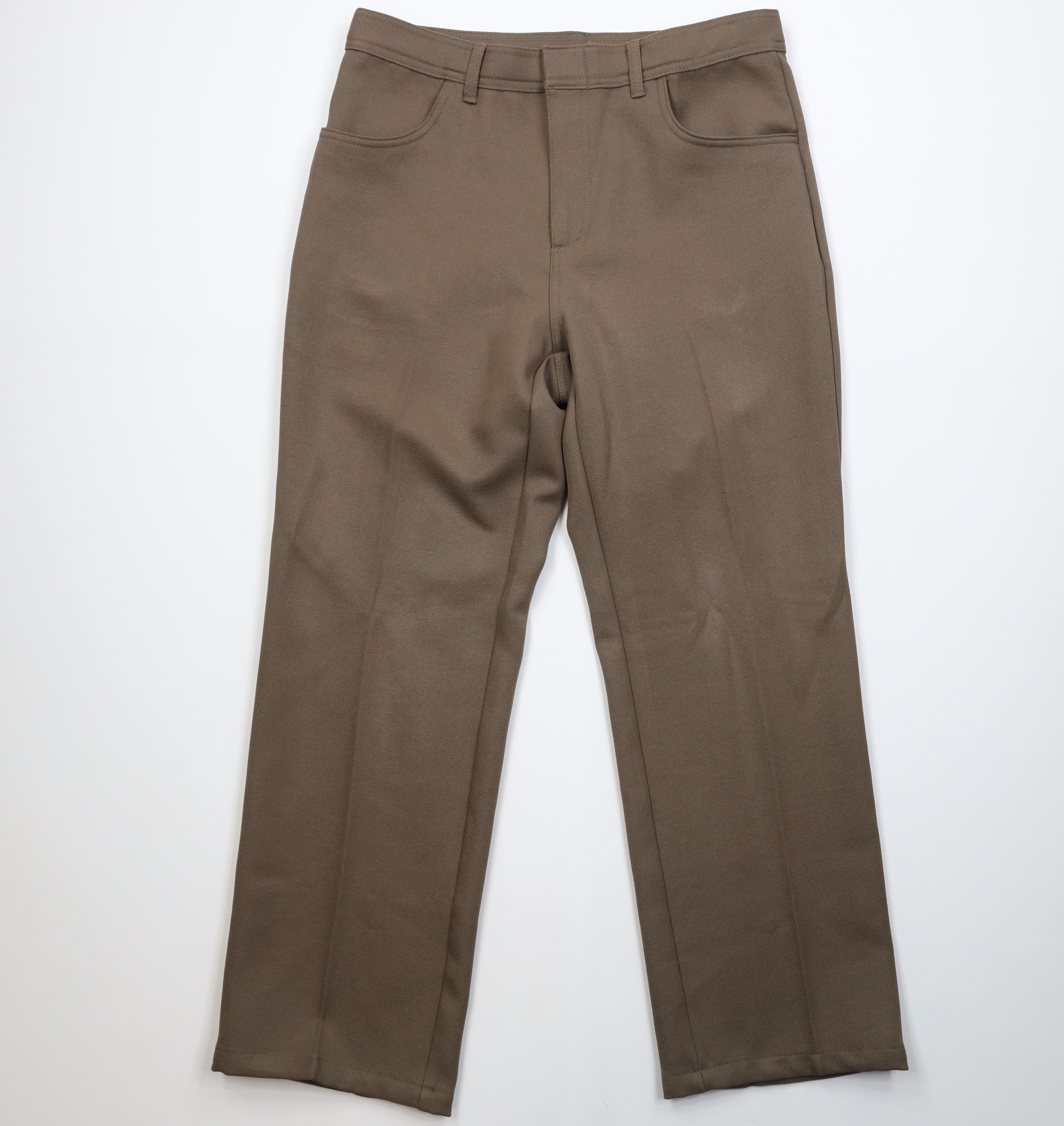 Vintage Vintage 90s Streetwear Flared Wide Leg Chino Pants Brown Size US 32 / EU 48 - 1 Thumbnail