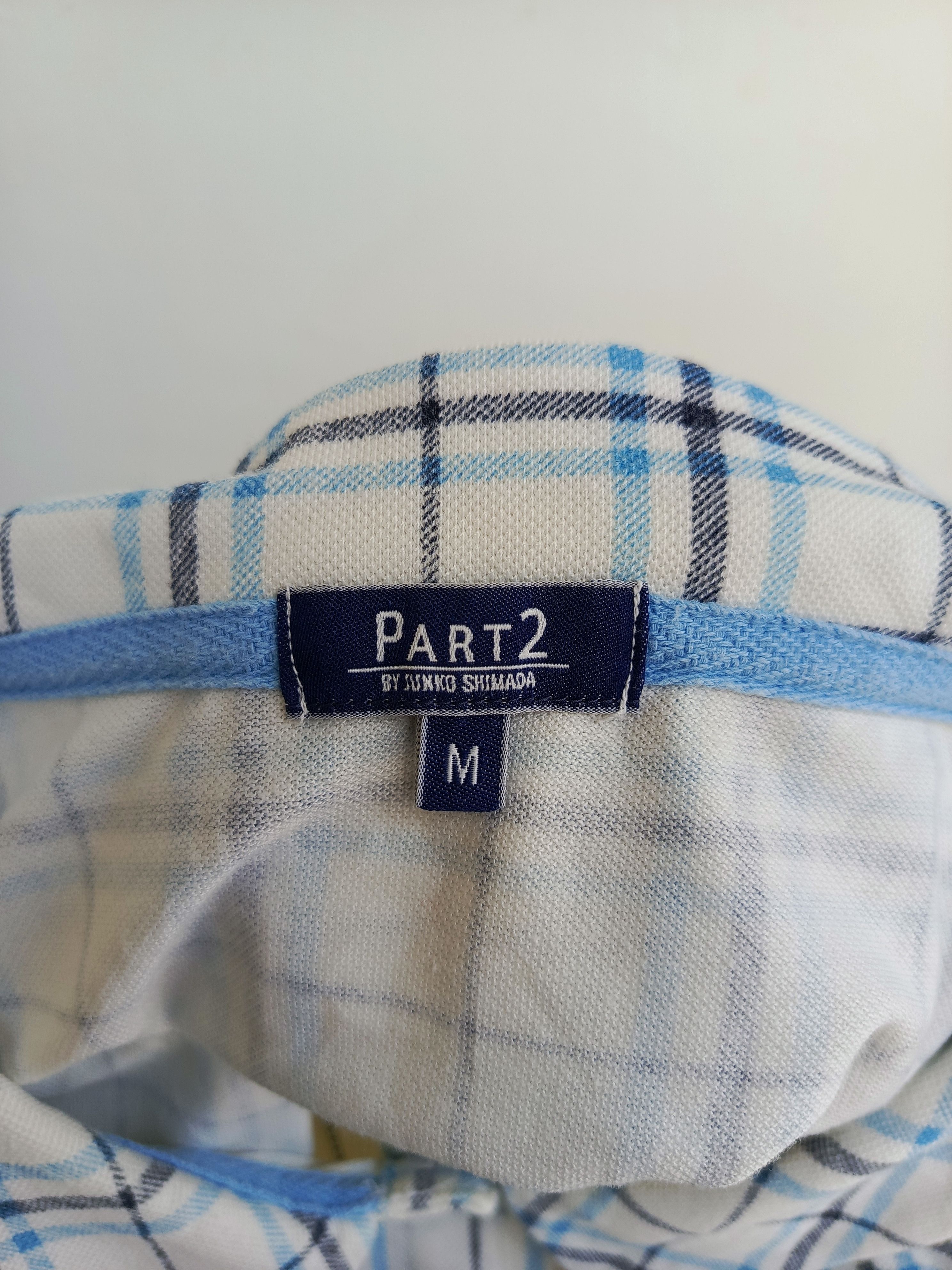 Junko Shimada Junko Shimada Part2 Tartan Check Half-Button Plouse Size M / US 6-8 / IT 42-44 - 7 Thumbnail