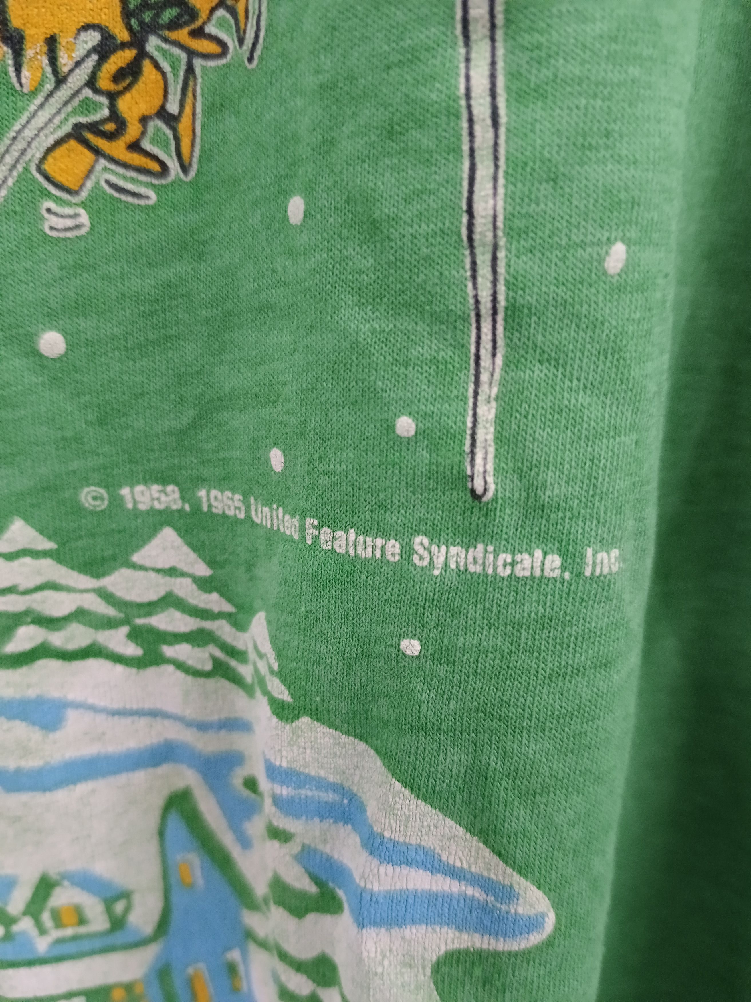 Vintage VINTAGE SNOOPY MERRY CHRISTMAS T SHIRT Size US L / EU 52-54 / 3 - 4 Thumbnail