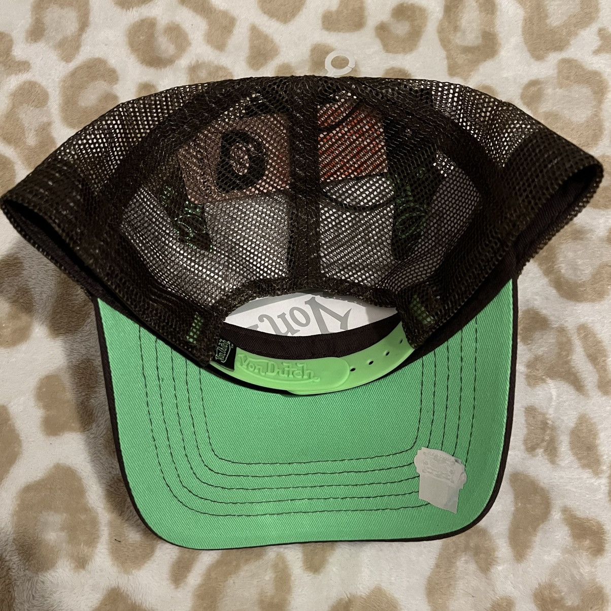 Von Dutch Von Dutch Green and Brown Trucker 90$ Retail Size ONE SIZE - 3 Thumbnail