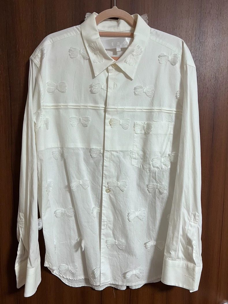 Comme des Garcons Comme Des Garcons Three-dimensional bow-tie long-sleeve sh Size M / US 6-8 / IT 42-44 - 2 Thumbnail