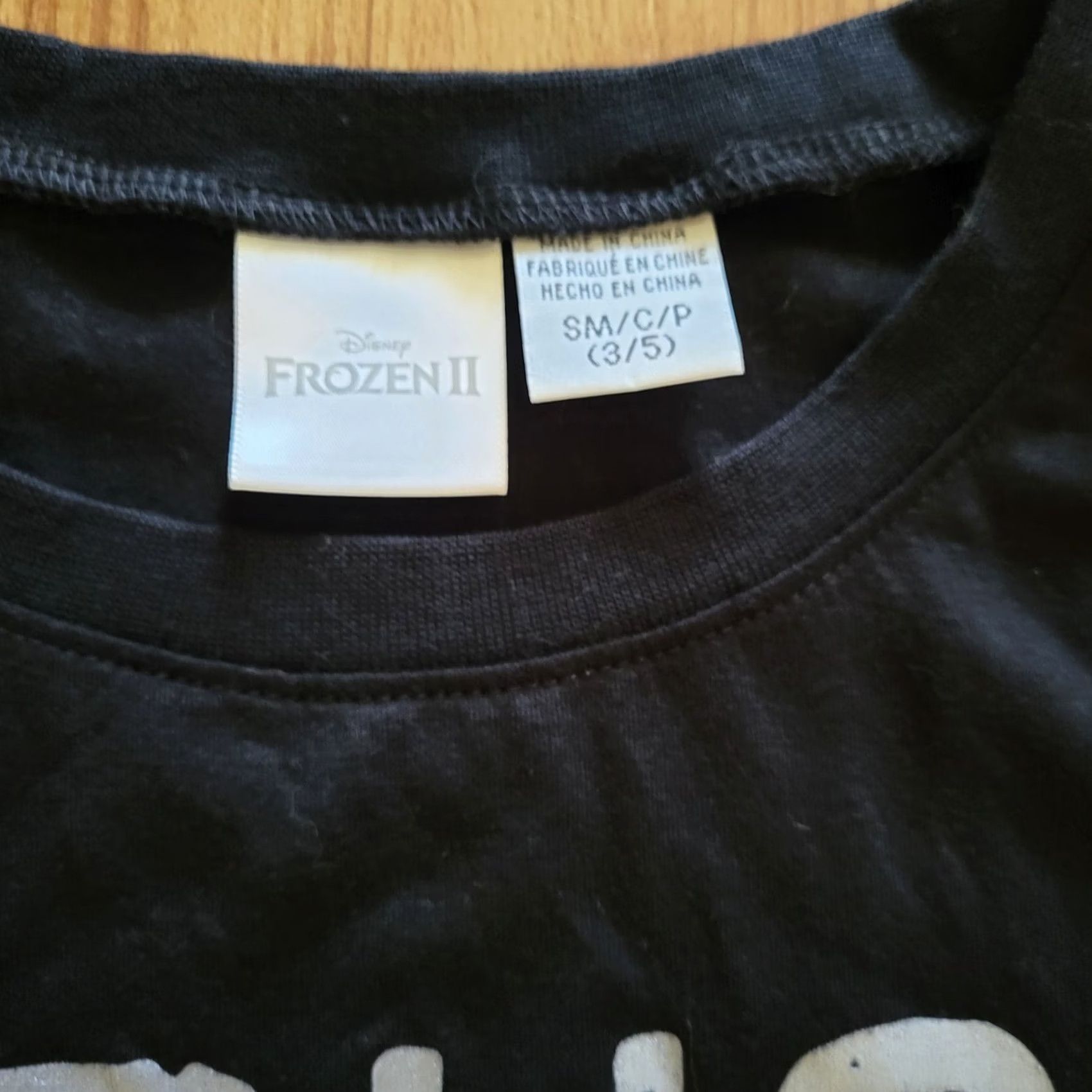 Disney Disney Frozen II T Shirt Womens S Black Logo Elsa Anna Teal Size S / US 4 / IT 40 - 4 Thumbnail