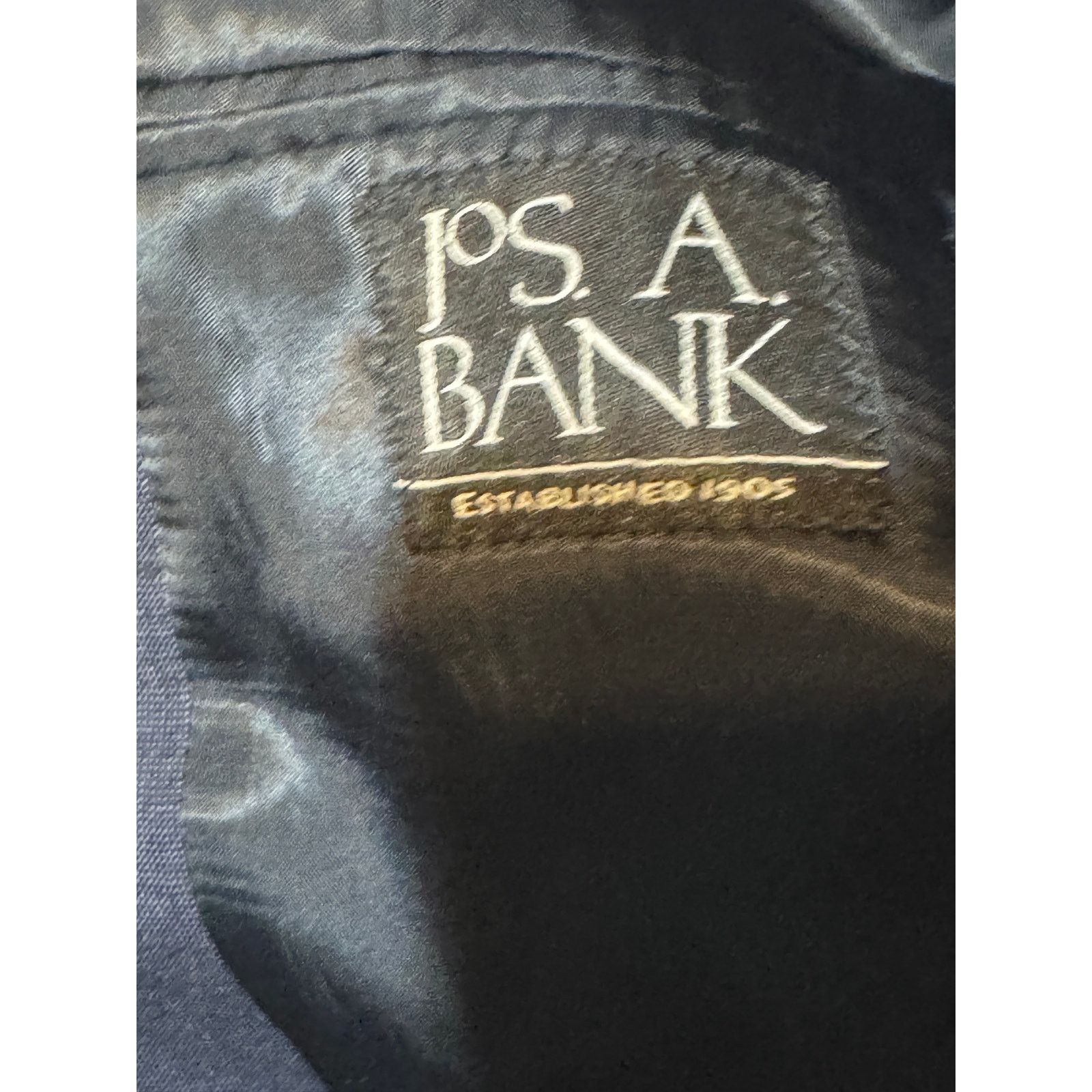 Jos. A. Bank Jos. A. Bank · Men’s 44 XL · 100% Wool Blazer · Navy Blue Size 44L - 4 Thumbnail