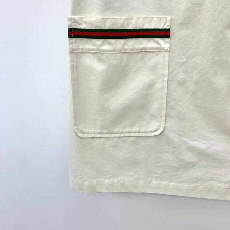 Gucci Gucci Borderless Overture Series Beige Striped Multi-pocket Size XXS / US 00 / IT 34 - 4 Thumbnail