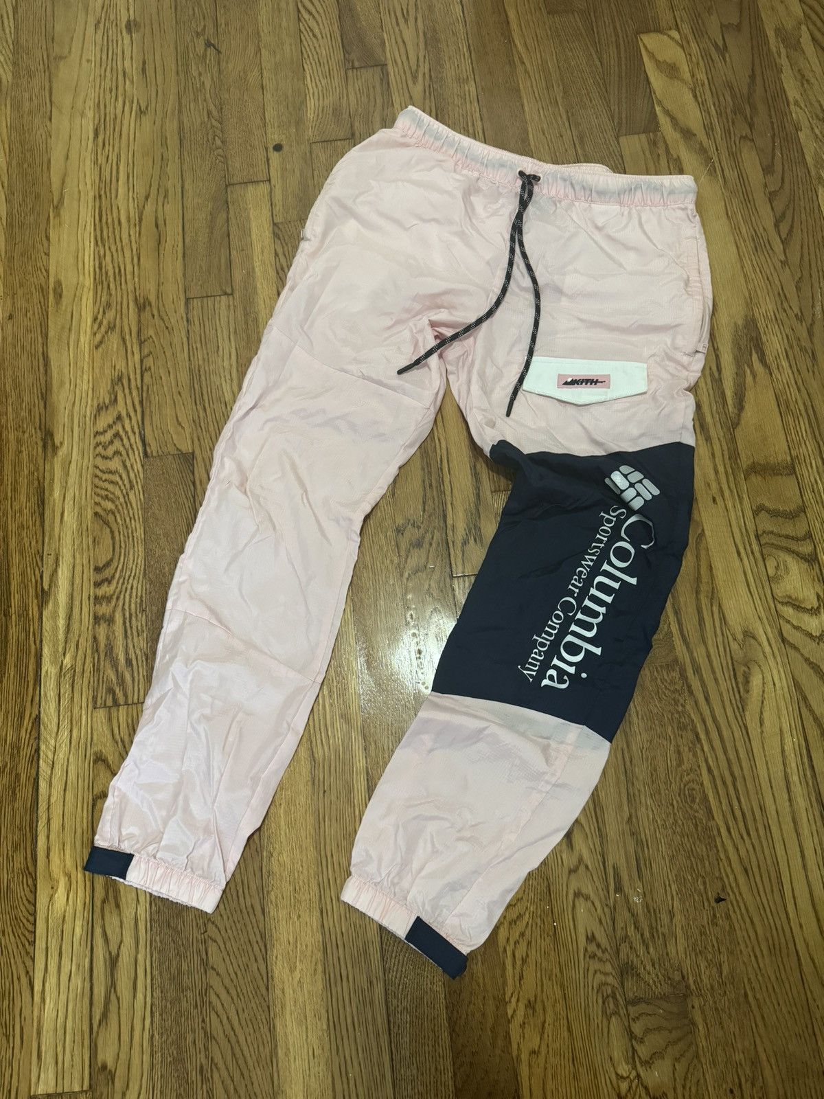 image of Columbia Santa Anna Windbreaker Pants "agency" - M in Pink, Men's (Size 32)