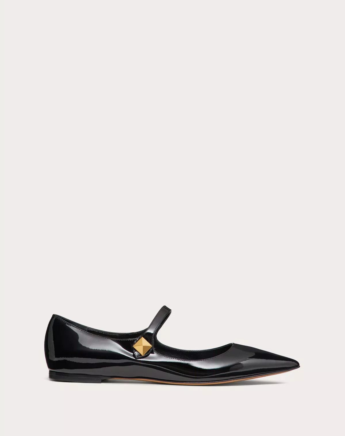 Valentino o1s1wg110426 Tiptoe Patent Leather Ballet Flats in Black Size US 5 / IT 35 - 1 Thumbnail