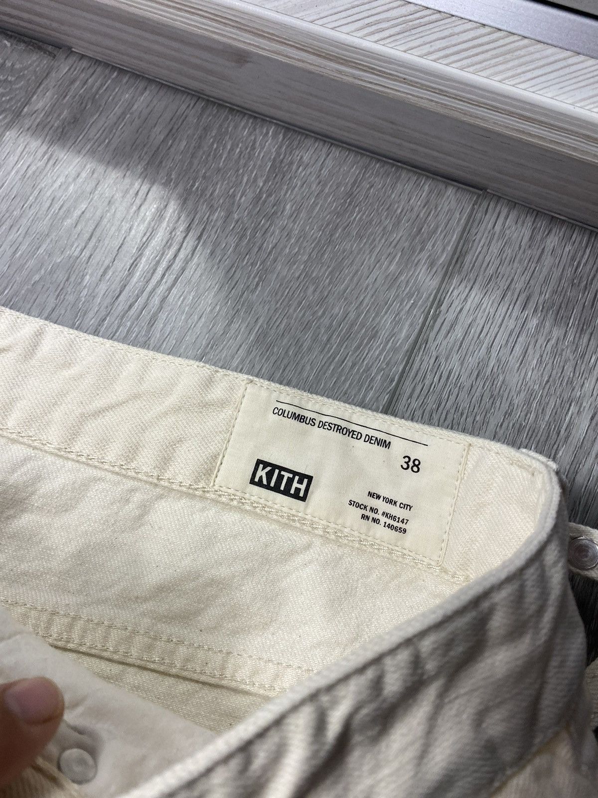 Kith RRP $175 New Kith Columbus Denim Distressed Shorts Size US 38 / EU 54 - 7 Thumbnail