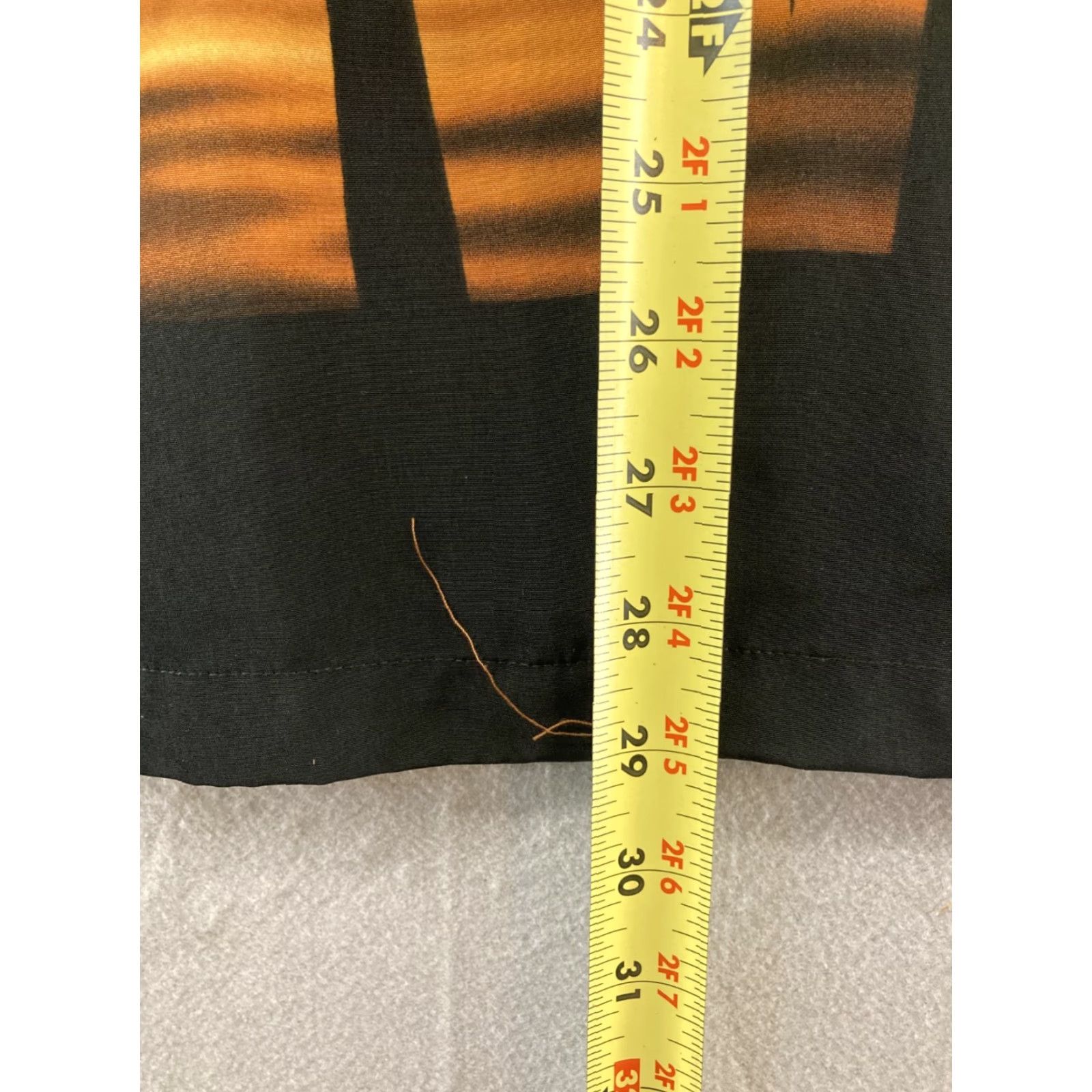 Vintage Pineapple Connection Pineapple Connection Mens L Orange Sunset Palm Trees Hawaiian Shirt Button-Up Short Sleeve Collared Beach Sunset 90s Theme Men’s? Size US L / EU 52-54 / 3 - 5 Thumbnail