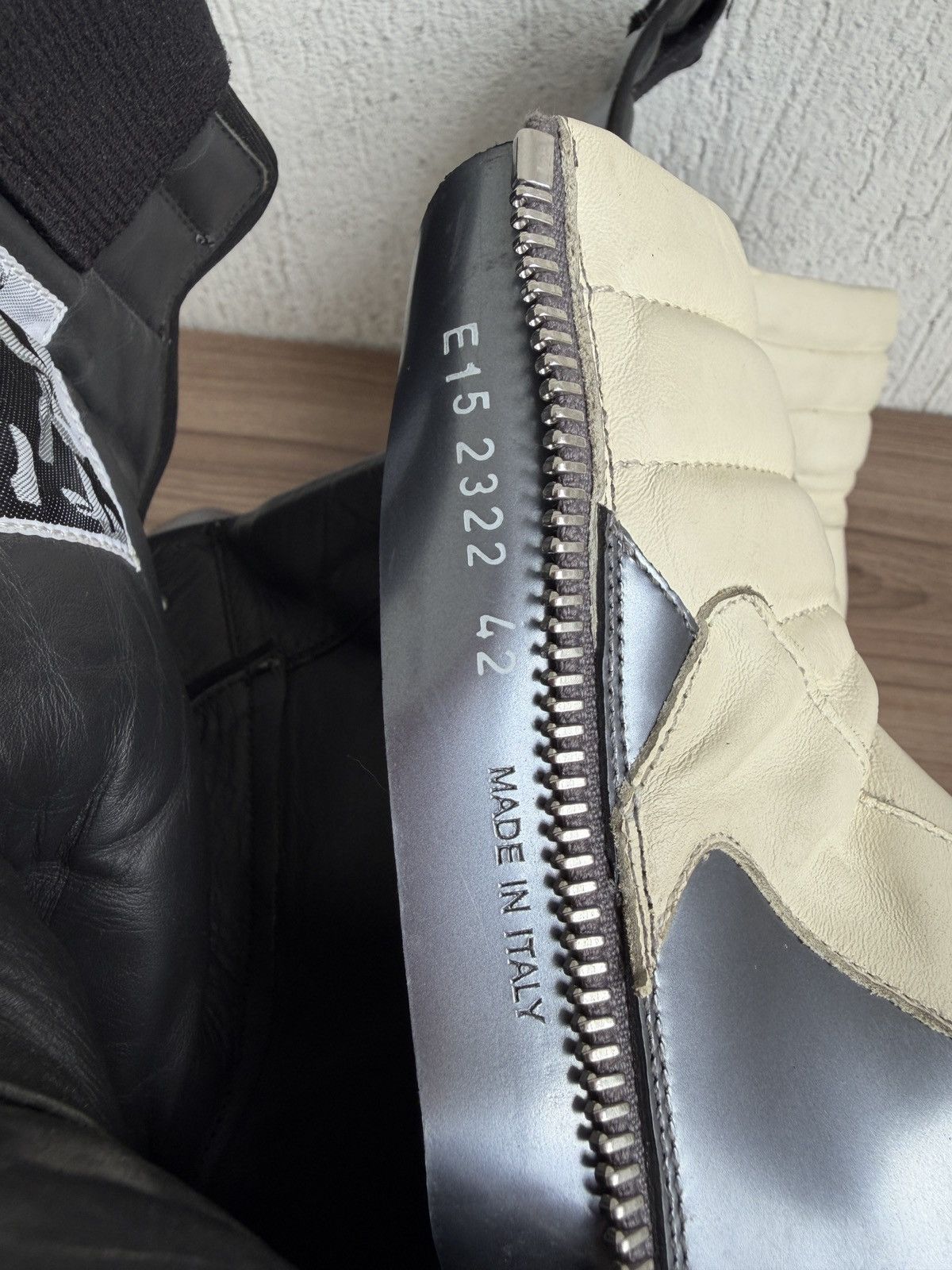 Rick Owens E15 metallic silver Geobasket Size US 10 / EU 43 - 21 Thumbnail