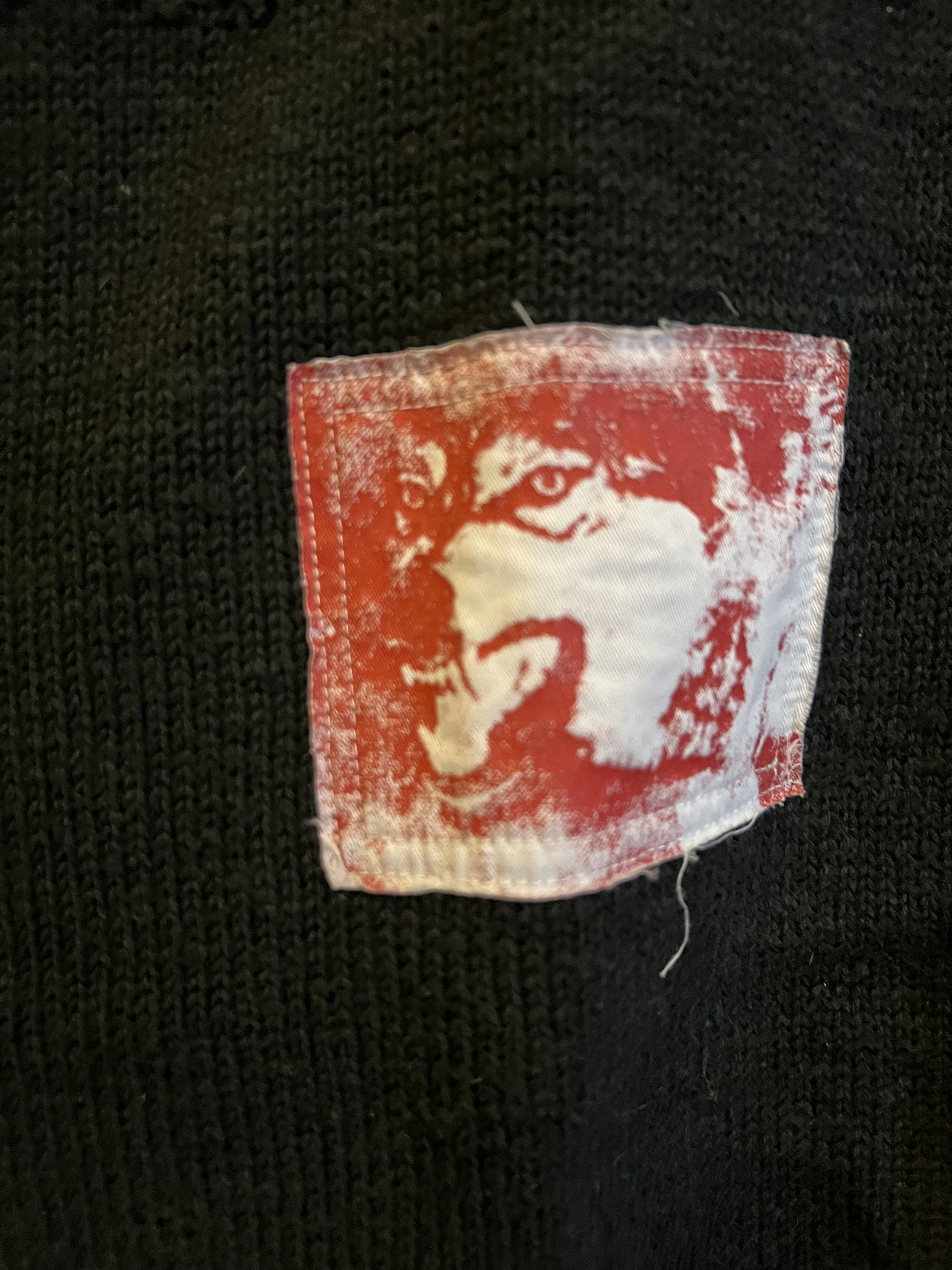 Raf Simons Raf Simons Archive Redux 'Kollaps' Patches Sweater Size US M / EU 48-50 / 2 - 3 Thumbnail