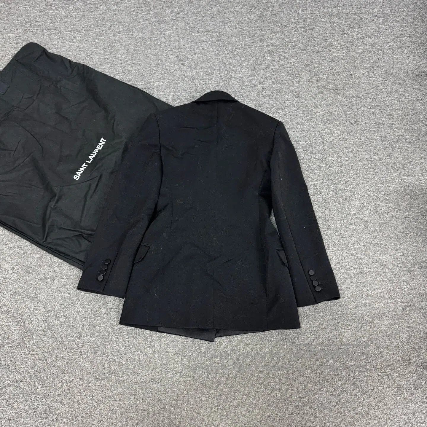 Saint Laurent Paris Saint Laurent Black Double. Size US M / EU 48-50 / 2 - 2 Thumbnail