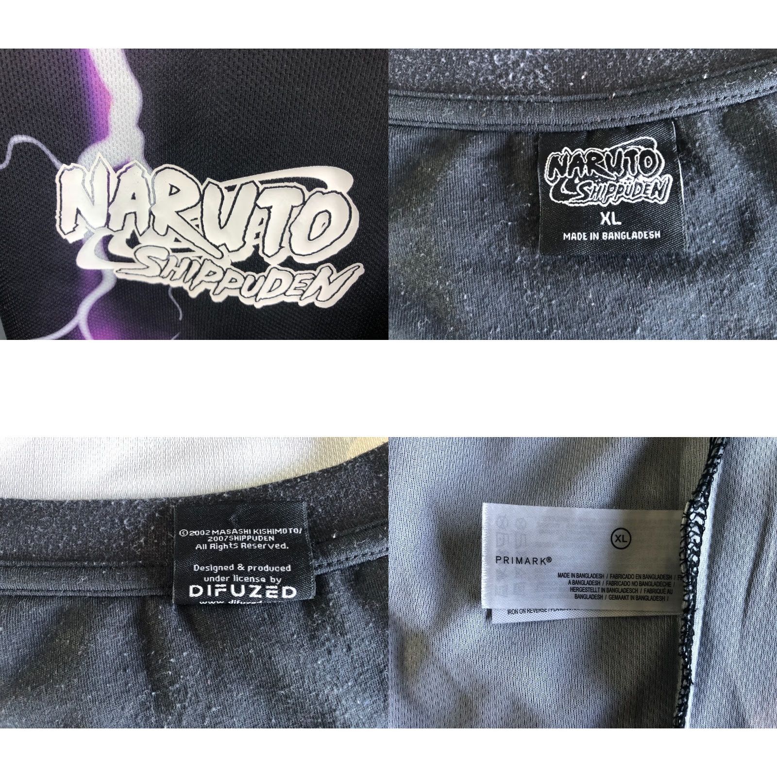 Vintage Naruto Shirt Men XL Black Printed Polyester Shippuden Vintage 2007 T-Shirt It’s Printed Size US XL / EU 56 / 4 - 8 Thumbnail