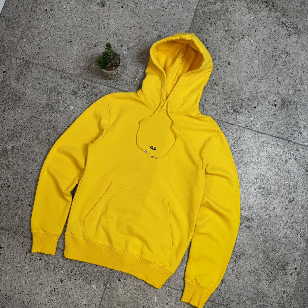 Helmut Lang Helmut Lang 18/19FW Taxi Yellow Hoodie Big Logo Size US XS / EU 42 / 0 - 3 Thumbnail