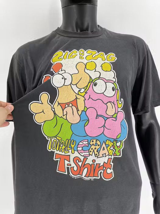 Vintage Vintage 1993 Zig And Zag Totally Crazy T-Shirt Size US L / EU 52-54 / 3 - 3 Thumbnail