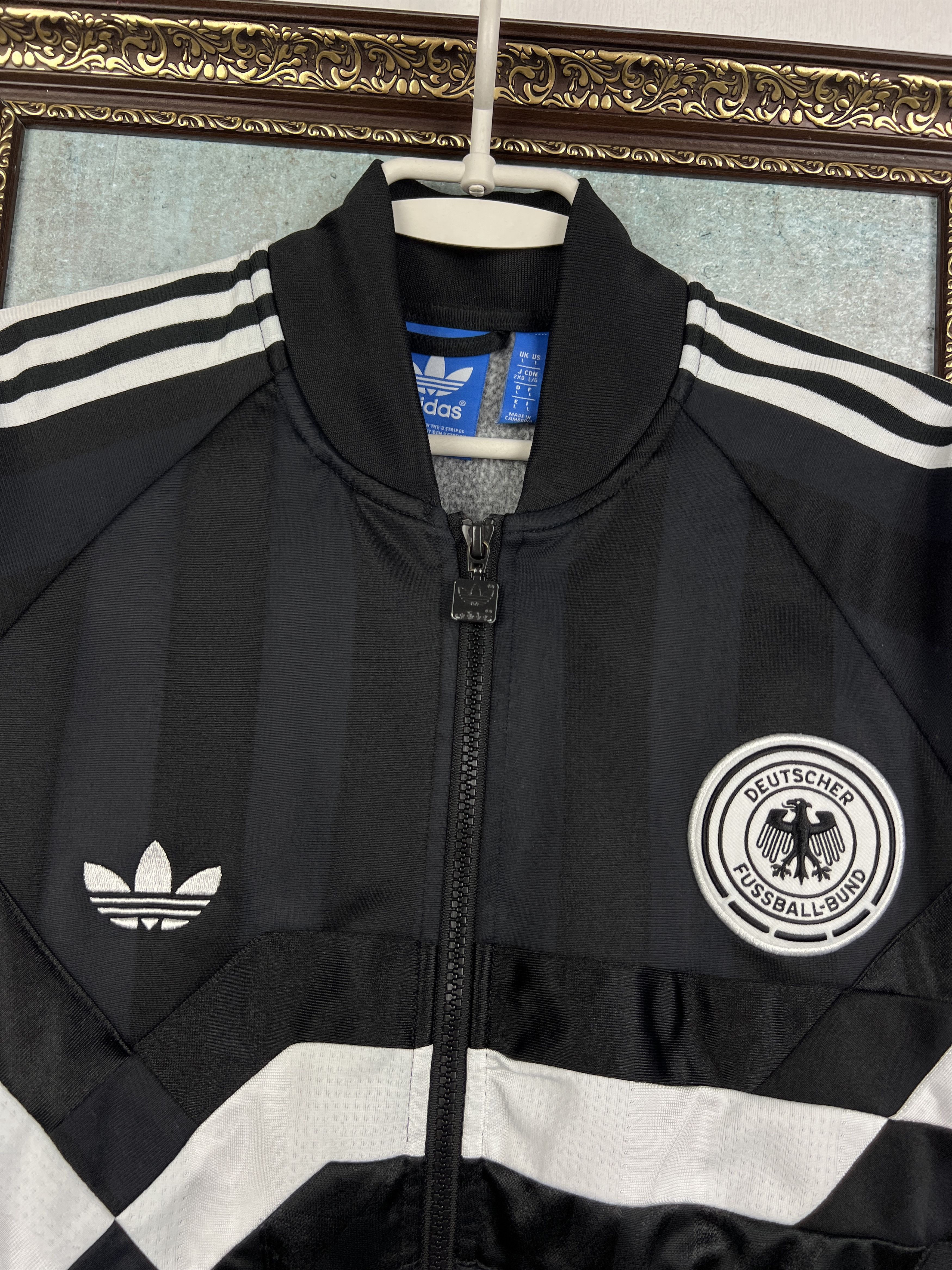 Adidas Originals Germany World Cup Football Jacket Soccer Track Top Size US L / EU 52-54 / 3 - 3 Thumbnail