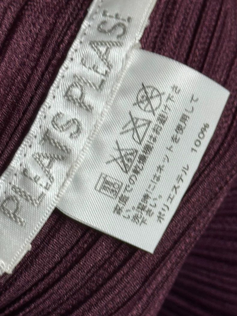 Issey Miyake Issey Miyake size:4 A deep purple pleated vintage suit col Size M / US 6-8 / IT 42-44 - 3 Thumbnail