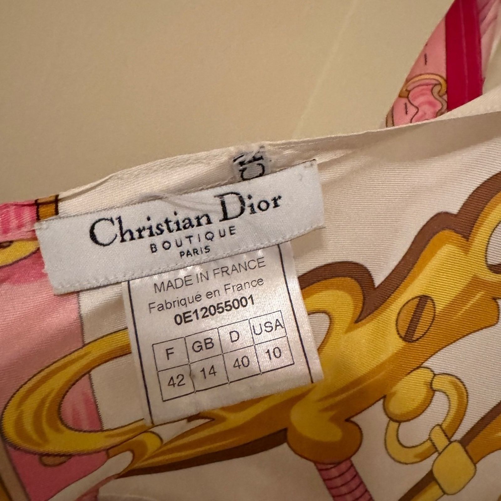 Dior Christian Dior galliano vintage 2000 s/s silk saddle top Size L / US 10 / IT 46 - 7 Thumbnail